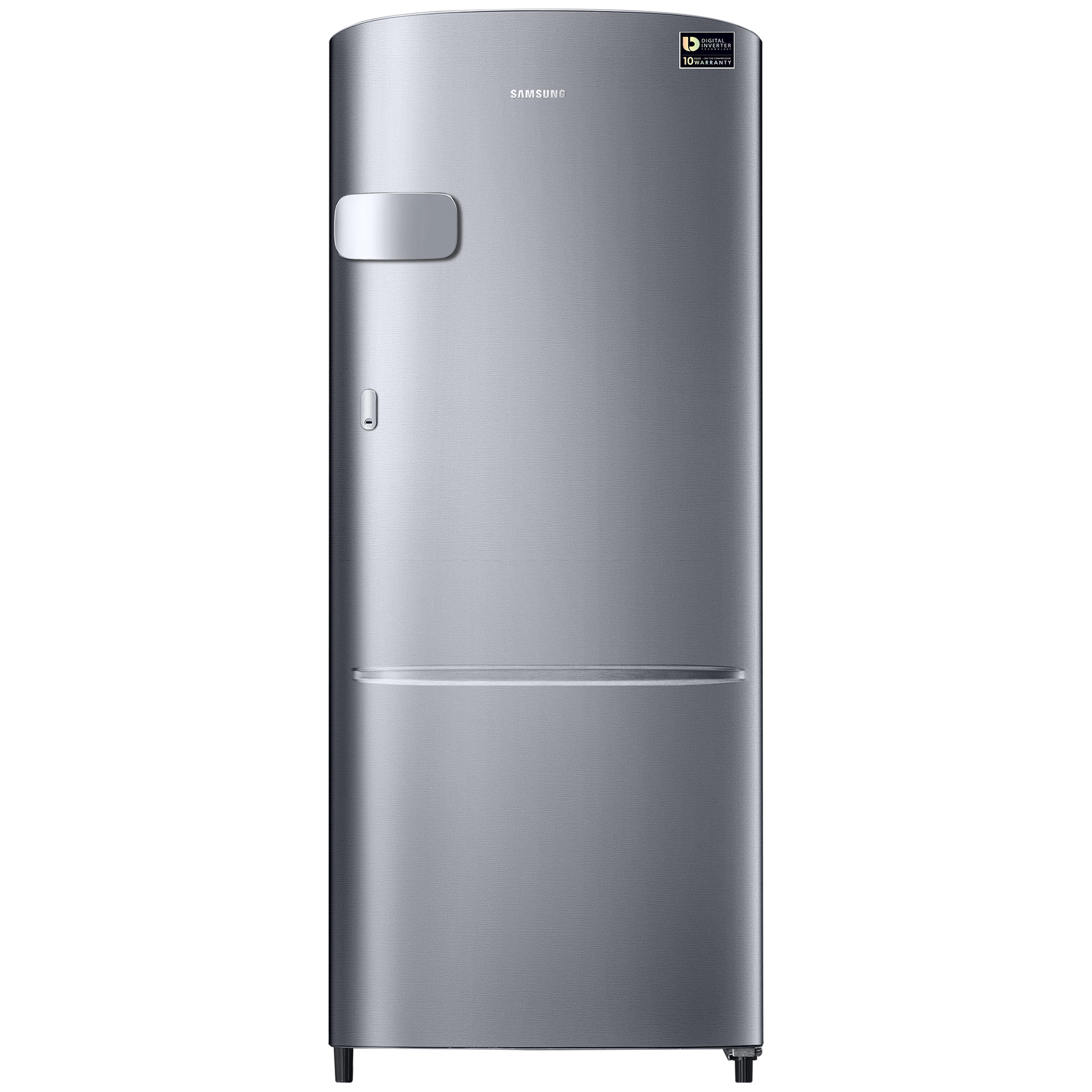 SAMSUNG 183 Litres 3 Star Single Door Refrigerator with Automatic Cooling Technology (RR20C1Y23S8/HL, Elegant Inox)_1