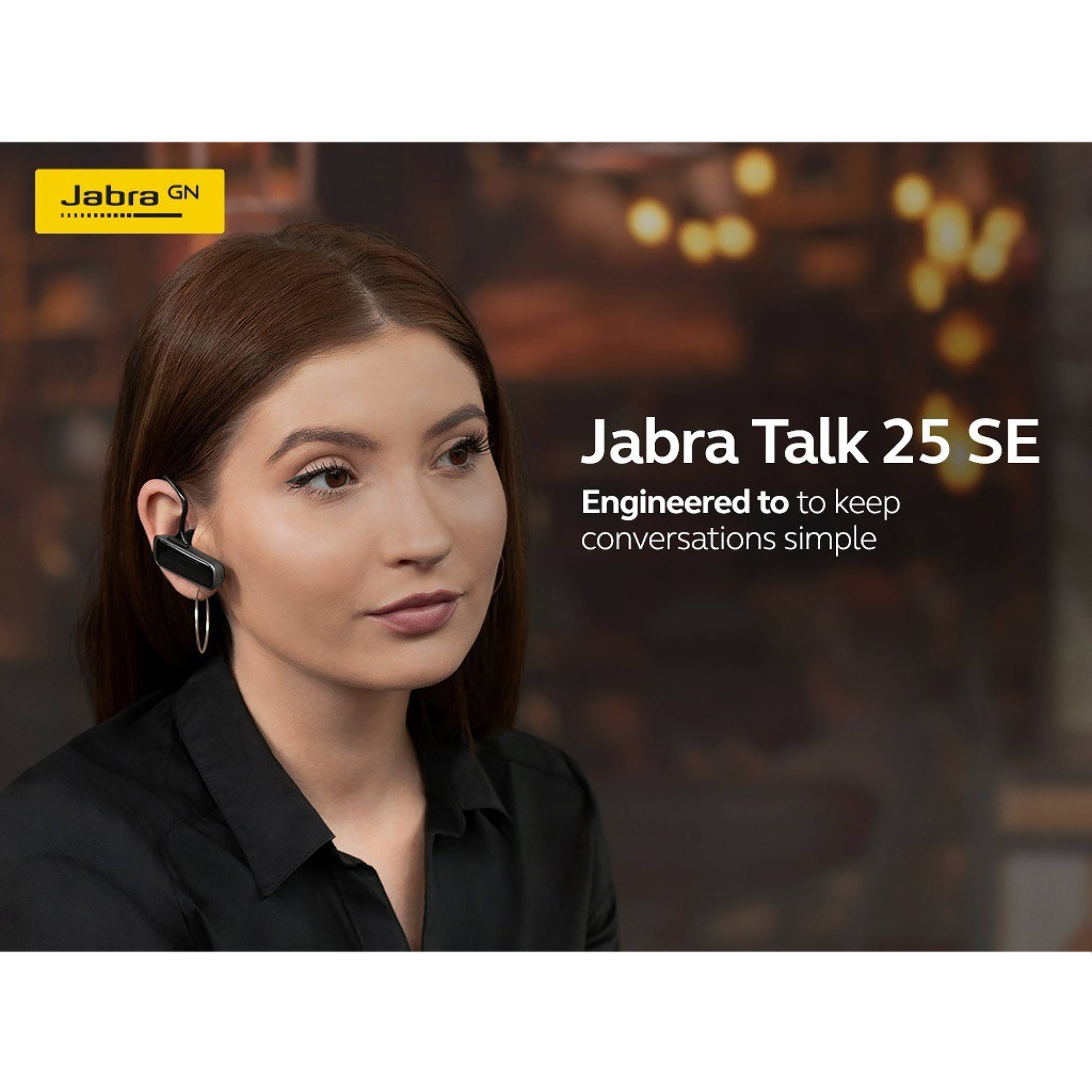 Buy Jabra Talk 25 SE Bluetooth Headset with Mic (11mm Dynamic Speaker, In  Ear, Black) Online Croma
