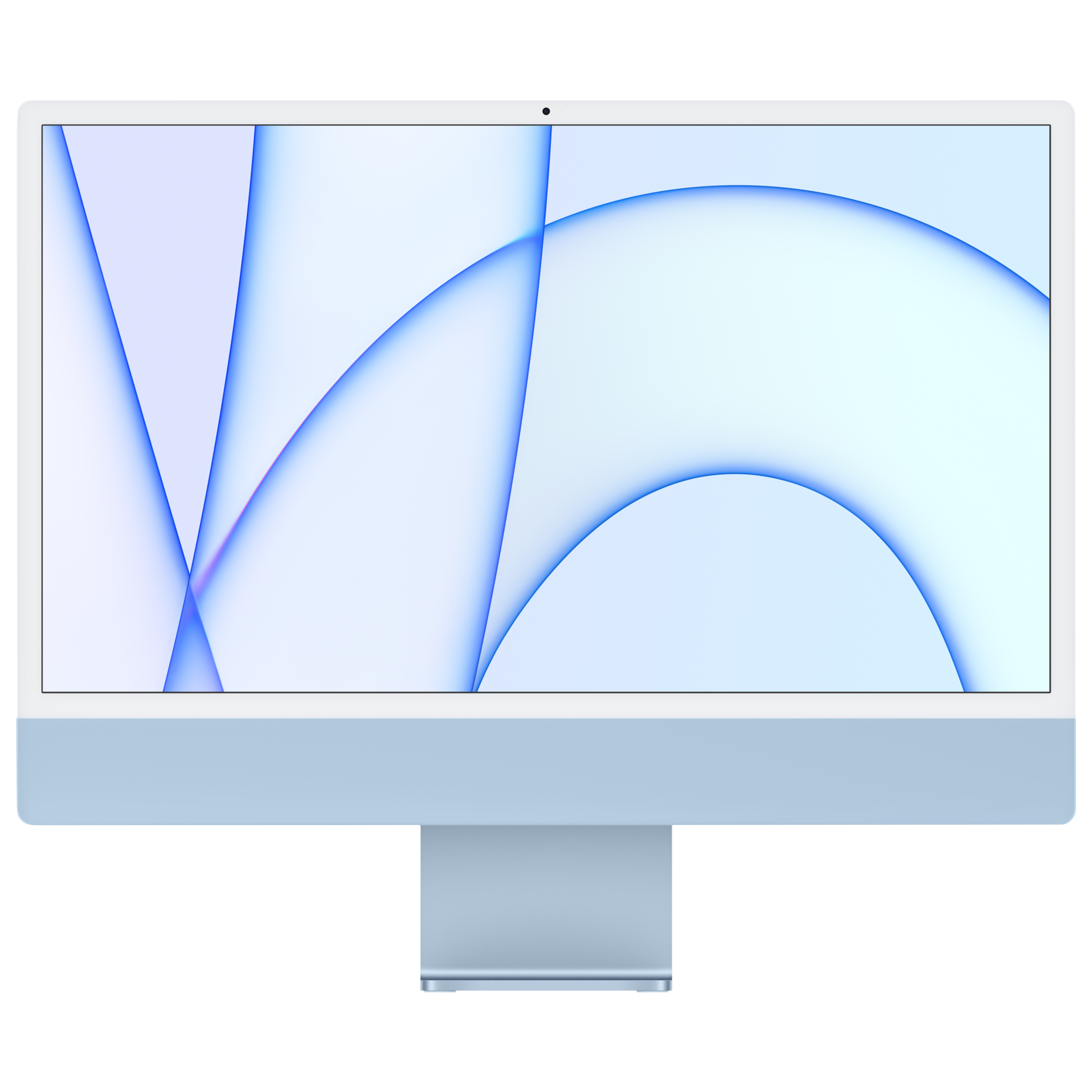 Apple iMac 24 Inch 4.5K Retina Display 2021 (M1 Chip, 8GB, 256GB SSD, Apple Integrated Graphic, macOS Ventura, Blue)