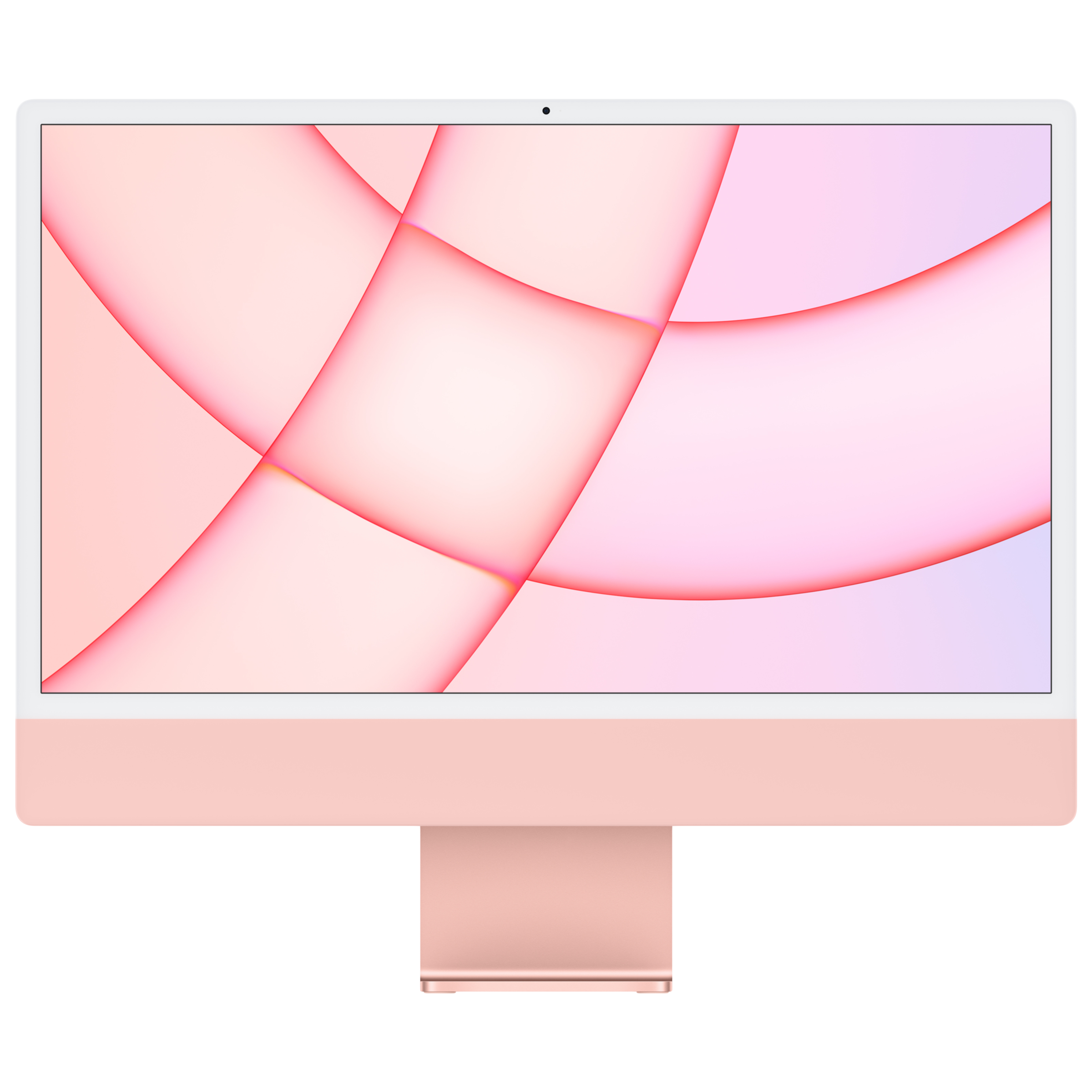 Apple iMac 24 Inch 4.5K Retina Display 2021 (M1 Chip, 8GB, 256GB, Apple, macOS Ventura, Pink)