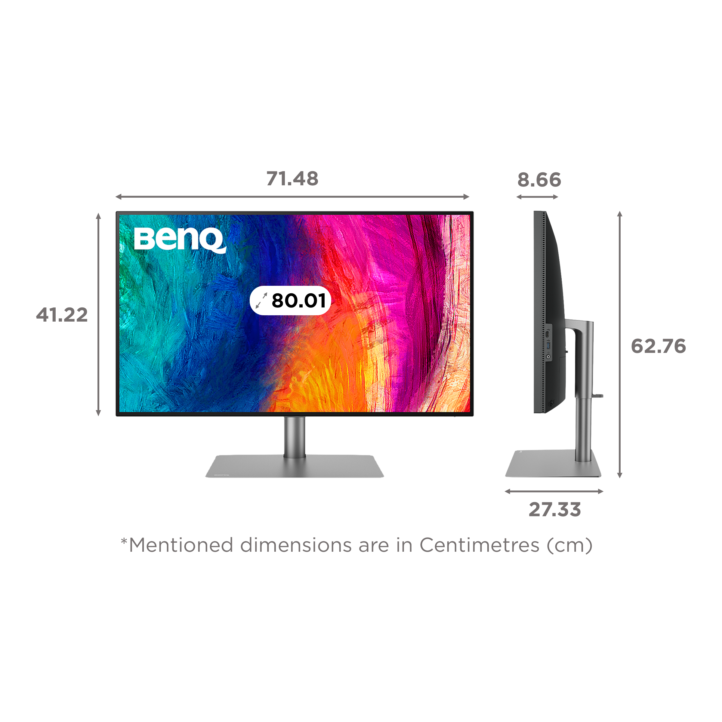 Benq PD3220U écran LED 31,5 4K - Thunderbolt 3, HDMI, DisplayPort - Écran  - BENQ