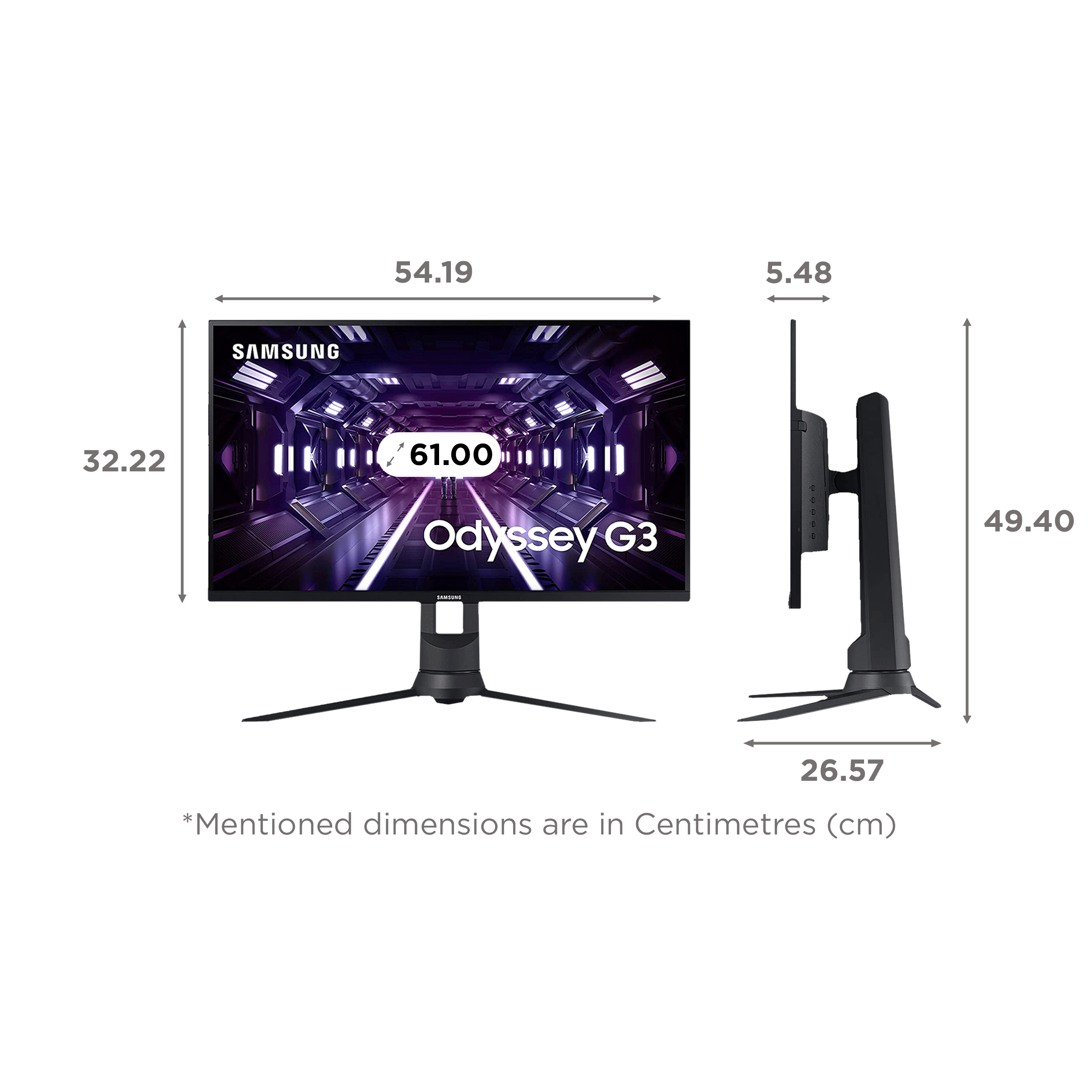 24 Odyssey G3 Monitor - LF24G35TFWNXZA