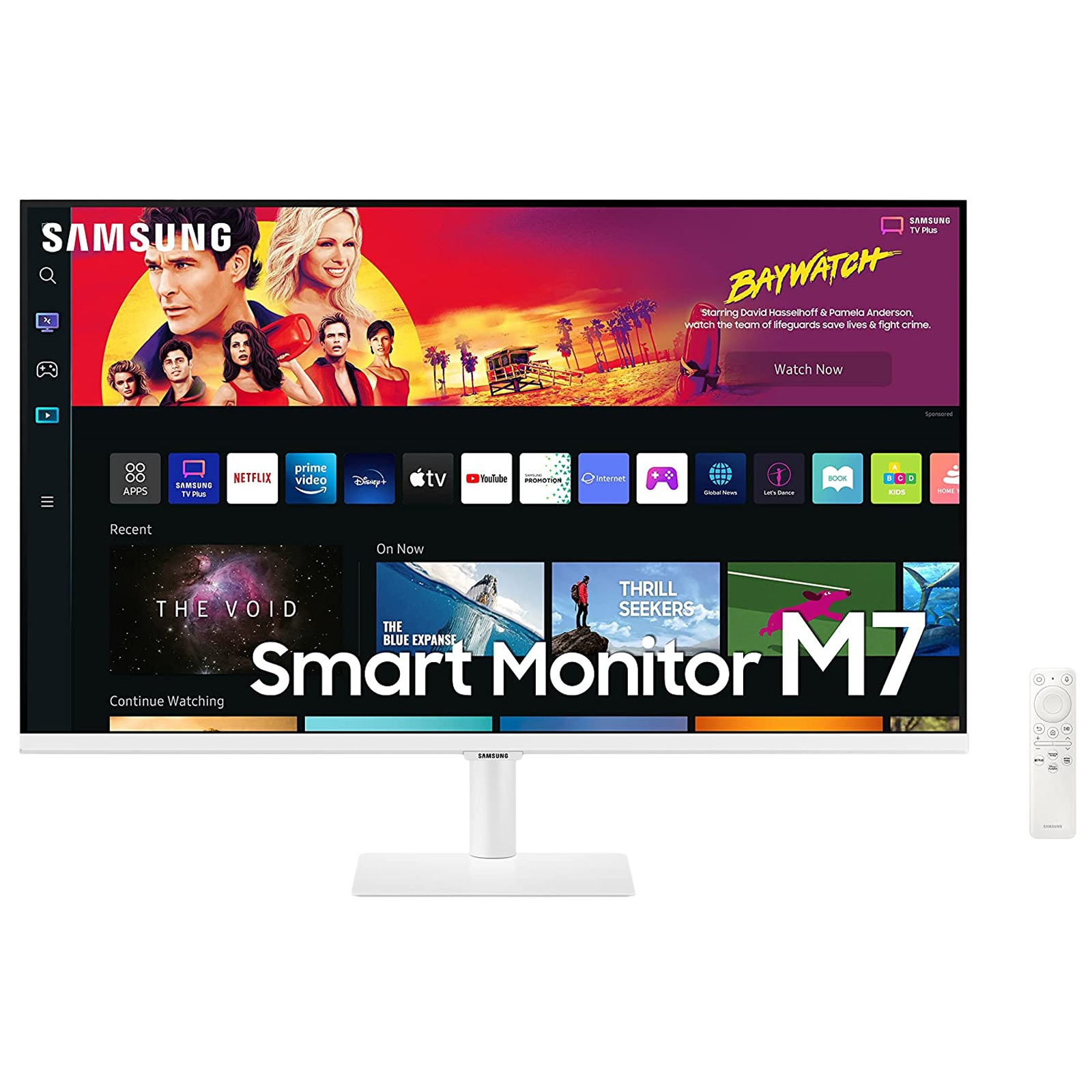 SAMSUNG M7 81.3 cm (32 inch) Ultra HD 4K VA Panel LED Ultra Wide Monitor with Flicker-Free Technology