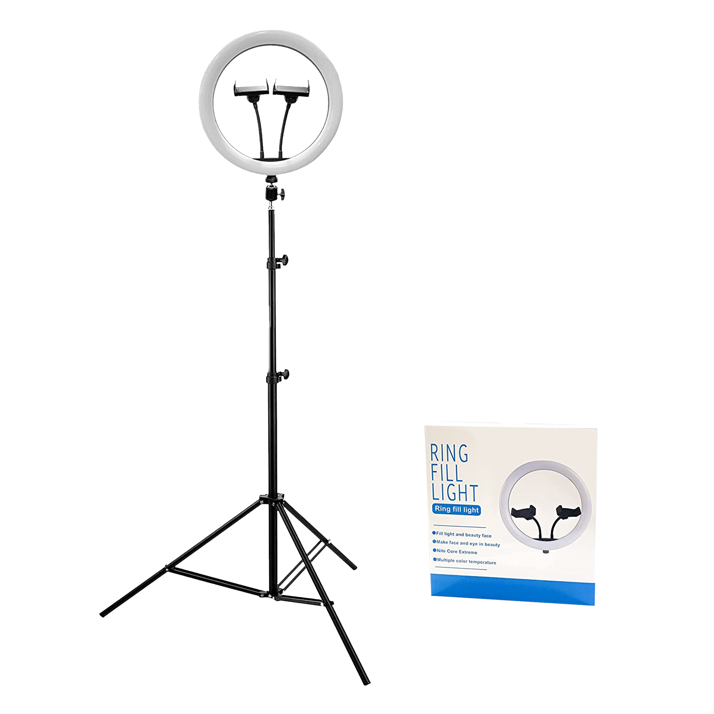 HIFFIN Right Plus Ring Light with Stand for Photography (360 Degree Rotation)