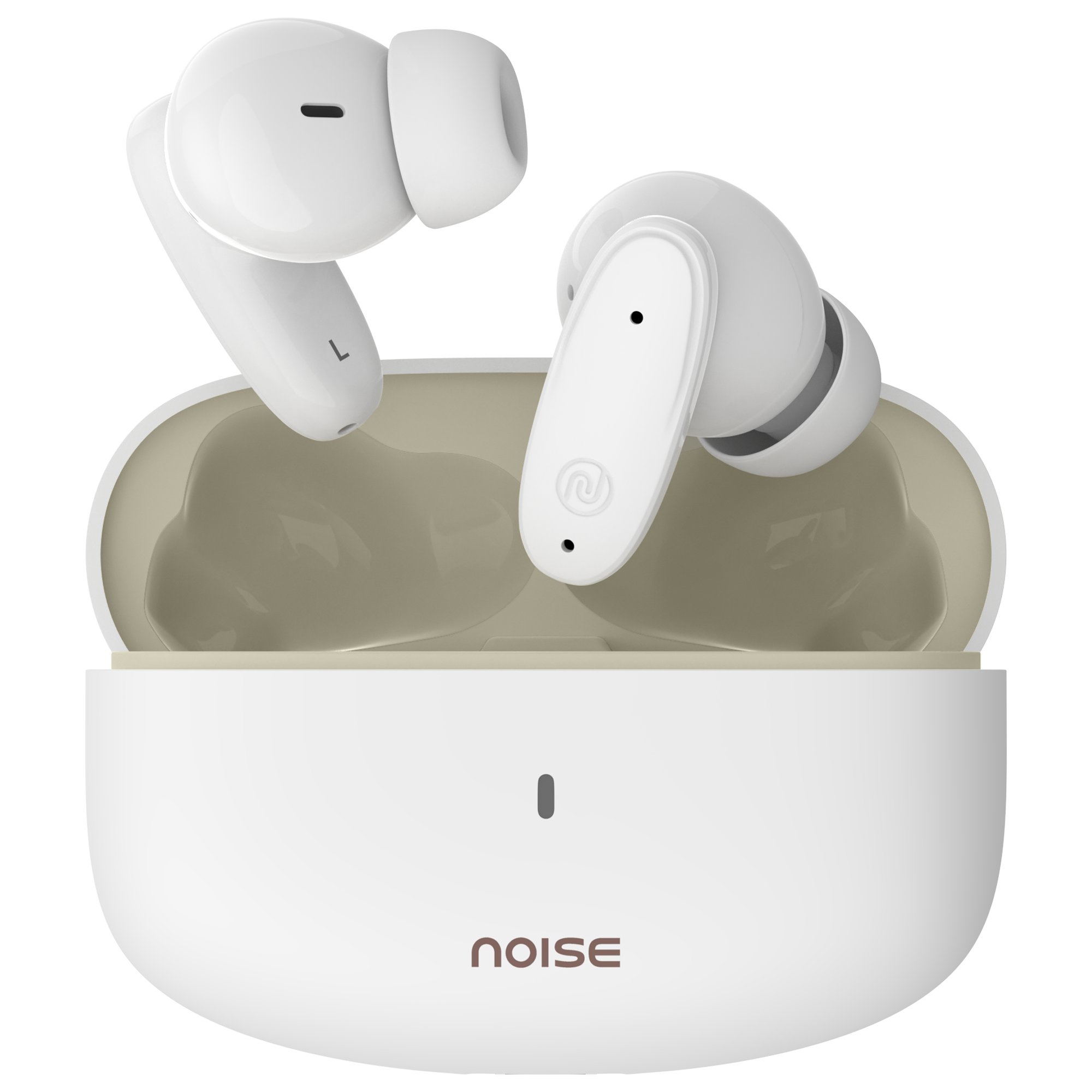 noise Buds Connect TWS Earbuds with Environmental Noise Cancellation (IPX5 Water Resistant, Hands Free Calling, Ivory White)