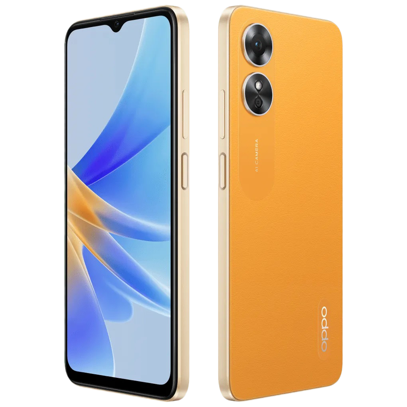 Buy OPPO A17 (4GB RAM, 64GB, Sunlight Orange) Online - Croma