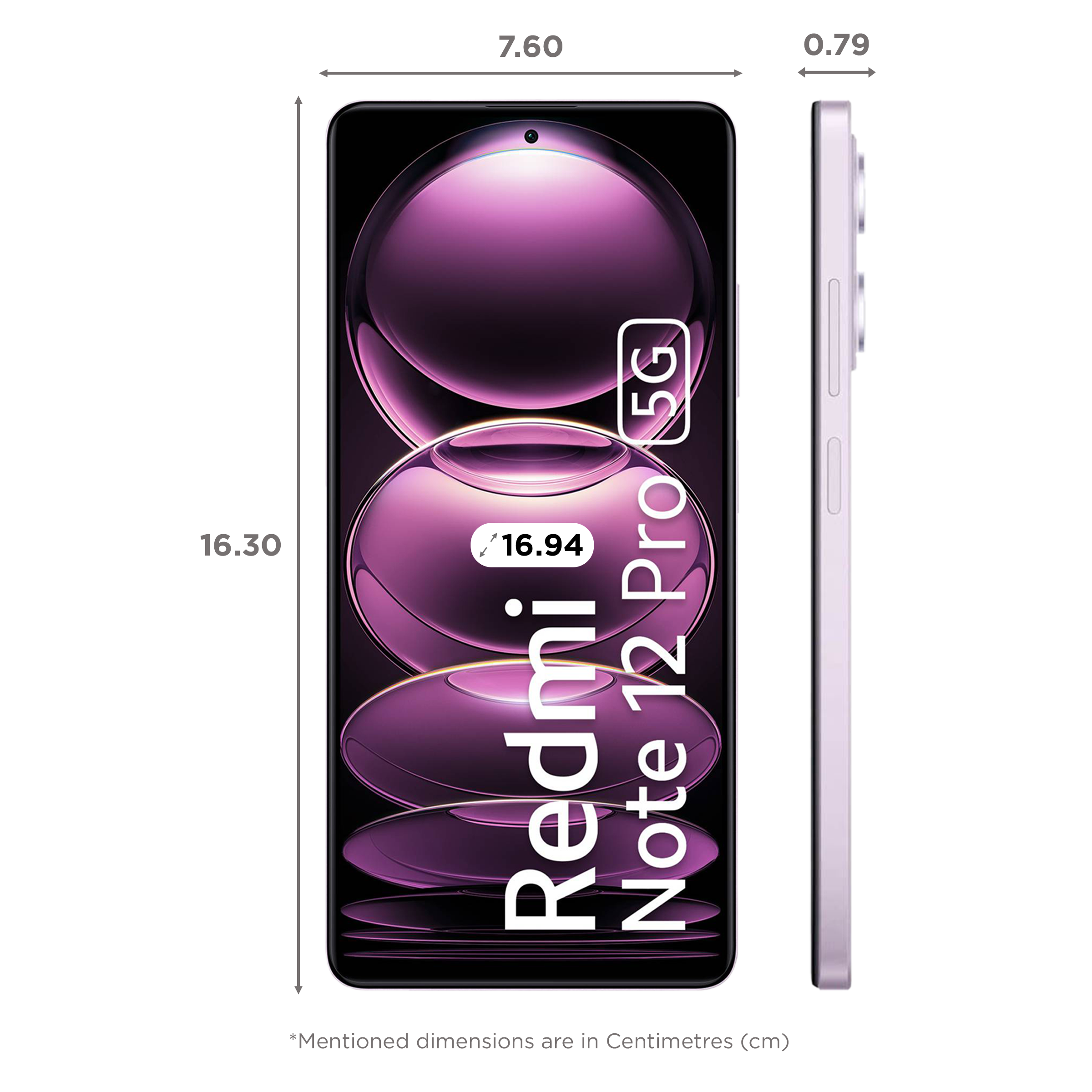 Xiaomi Redmi Note 12 Pro 5G 8GB 256GB Stardust Púrpura