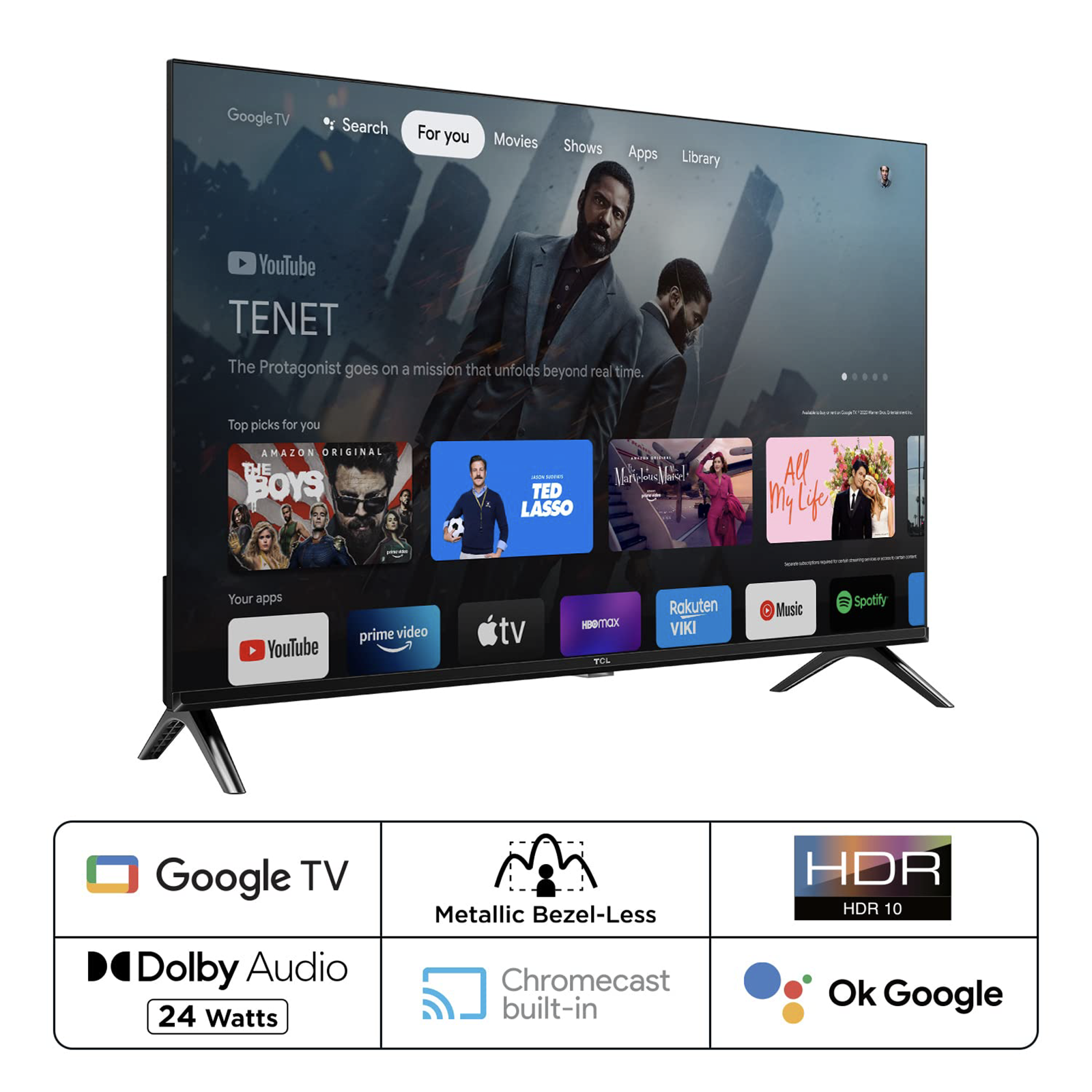 T-Series 80 cm (32 inch) HD Ready LED Smart Android TV (32TWO 300H