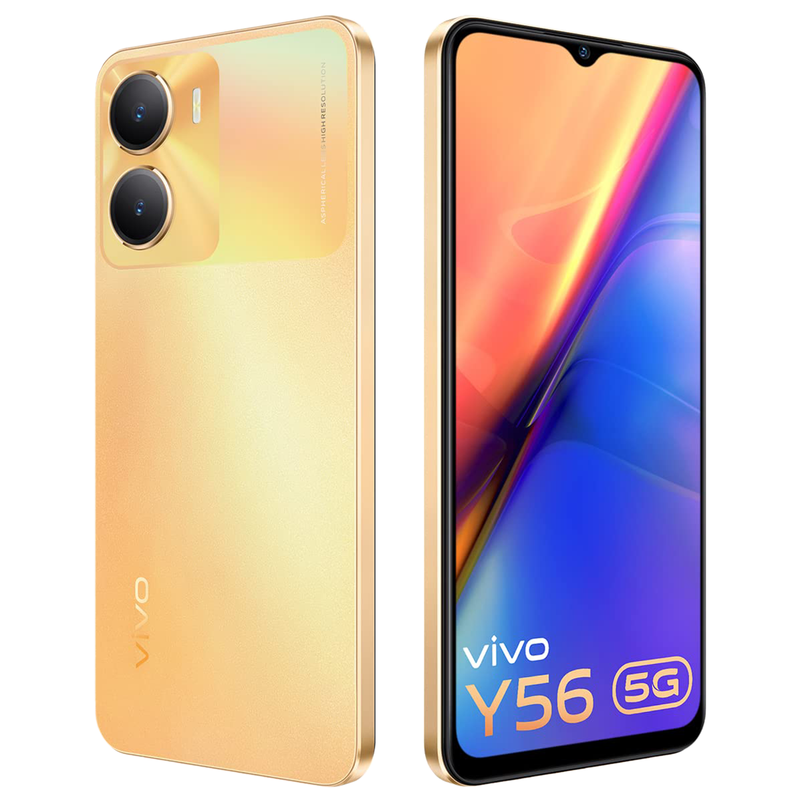 Buy Vivo Y56 5G (8GB RAM,128GB, Orange Shimmer) Online - Croma