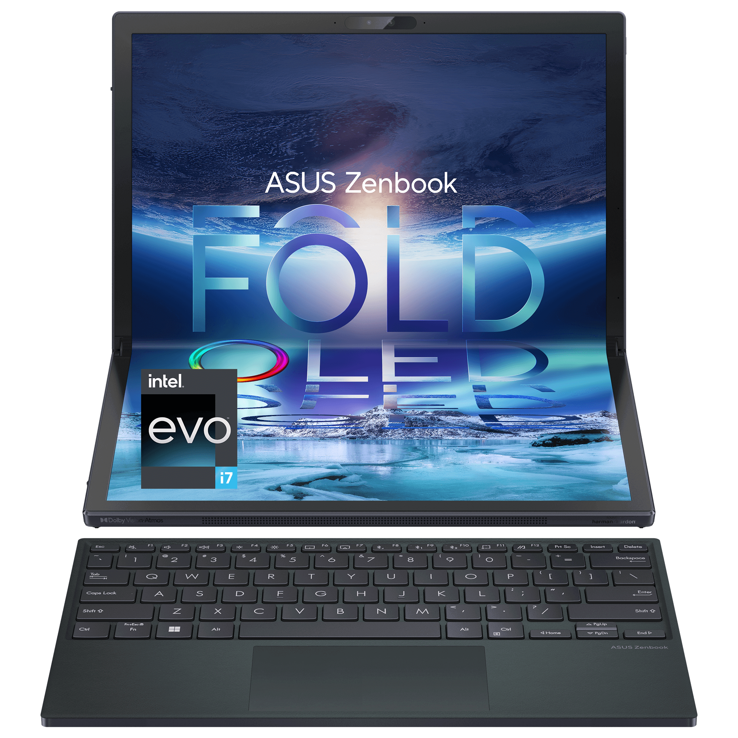 Asus Intel Evo Zenbook Fold UX9702AA-MD023WS Intel Core i7 12th Gen (17.3 inch, 16GB, 1TB, Windows 11 Home, MS Office 2021, Intel Iris Xe, OLED Display, Black, 90NB0WX1-M002N0)_1