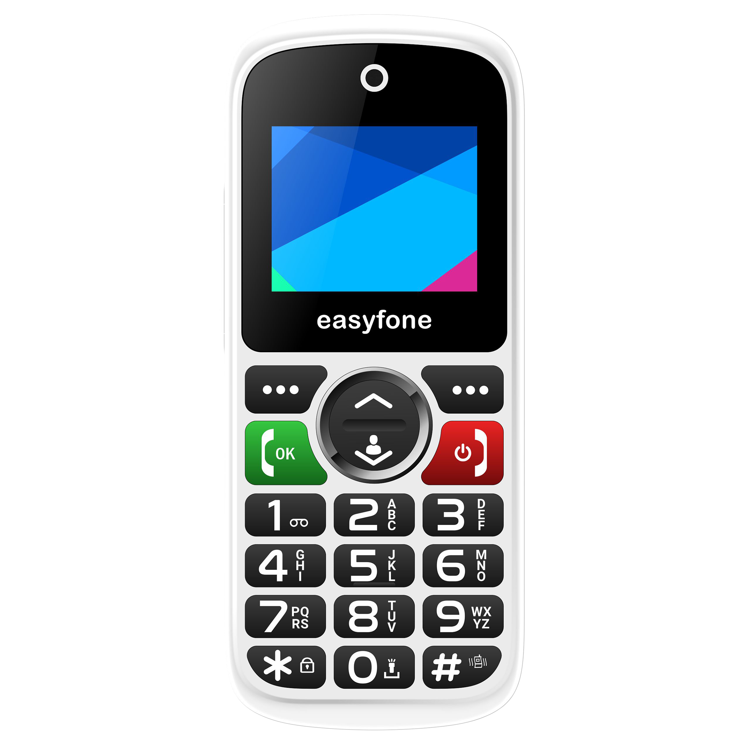 

easyfone Udaan+ (32MB, Dual SIM, Rear Camera, White)