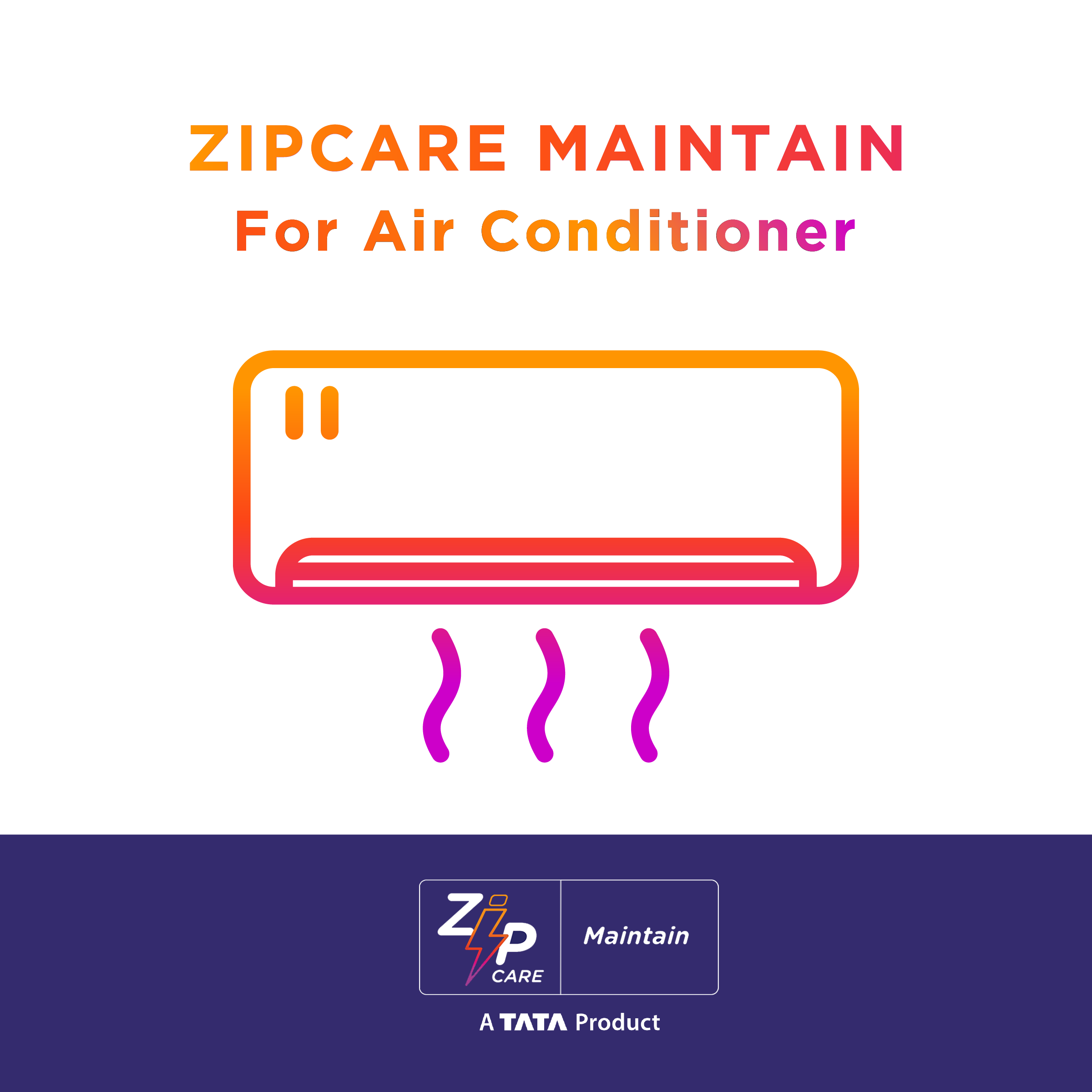 ZipCare Maintain 1 Time Service Plan for Air Conditioner_1