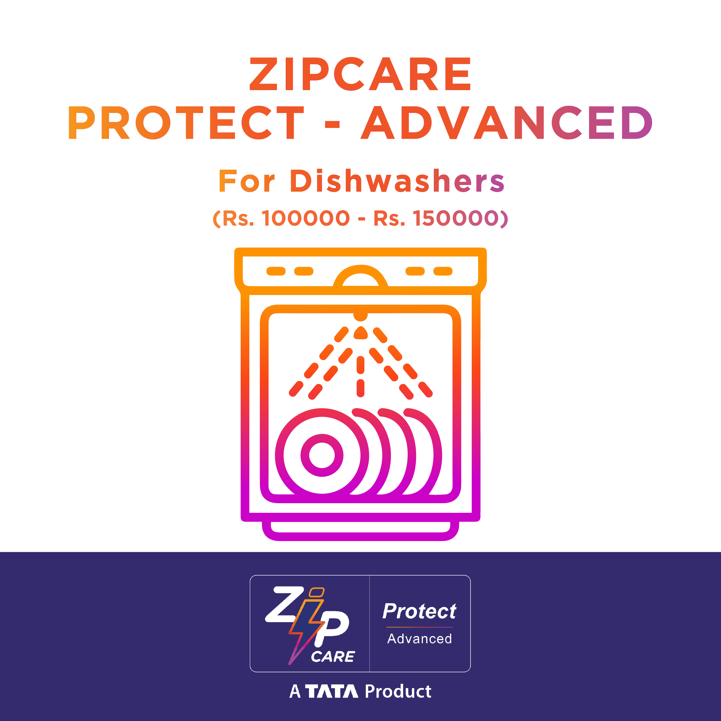ZipCare Protect Advanced 1 Year for Dishwashers (Rs. 100000 - Rs. 150000)_1