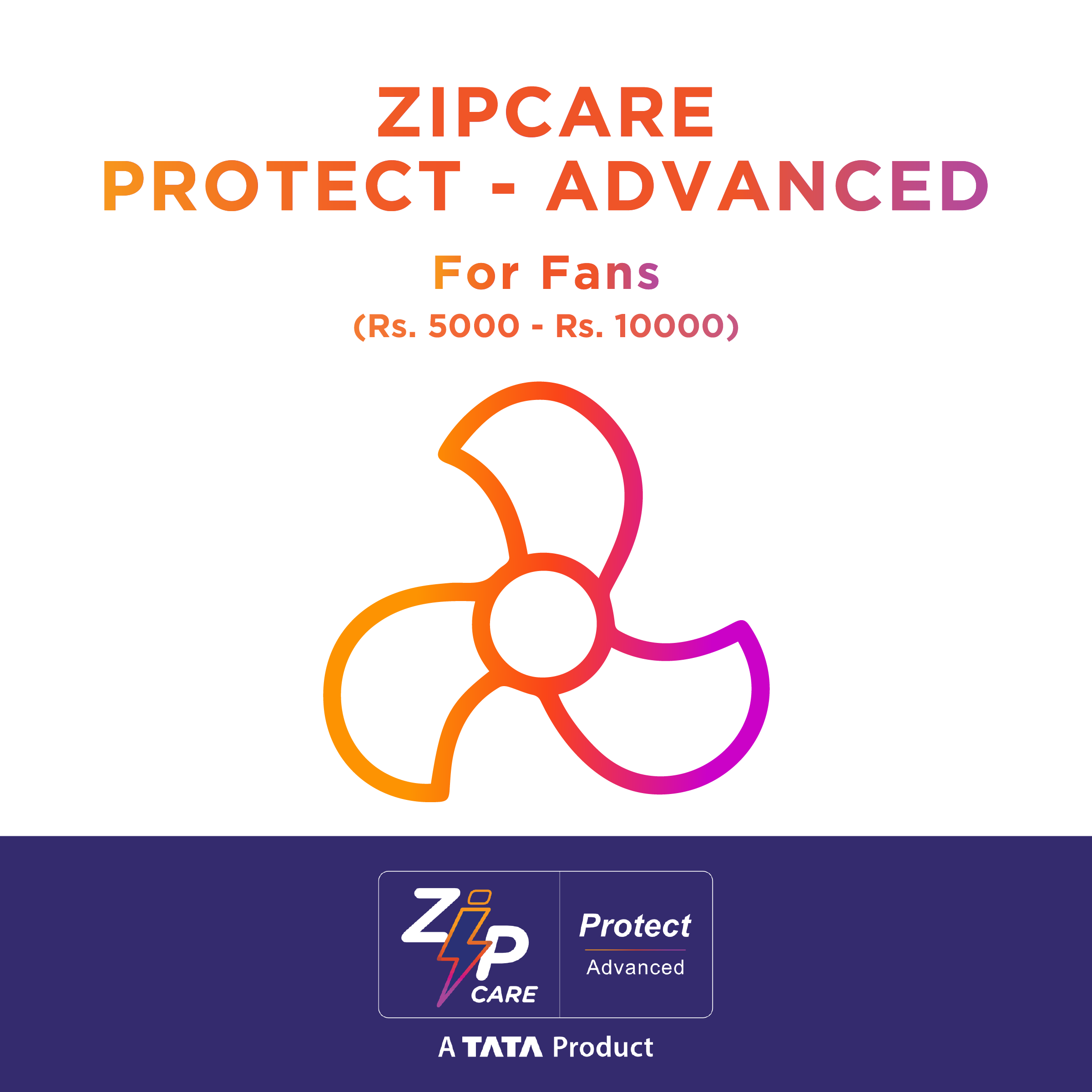 ZipCare Protect Advanced 1 Year for Fans (Rs. 5000 - Rs. 10000)_1
