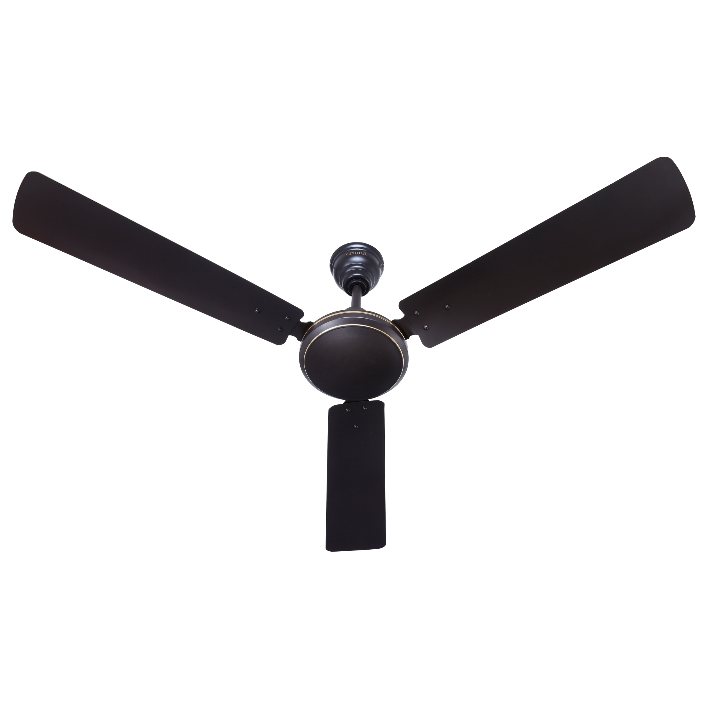 Croma 120cm Sweep 3 Blade Ceiling Fan (400 RPM, CRSFED2CFB247704, Dark Coffee)