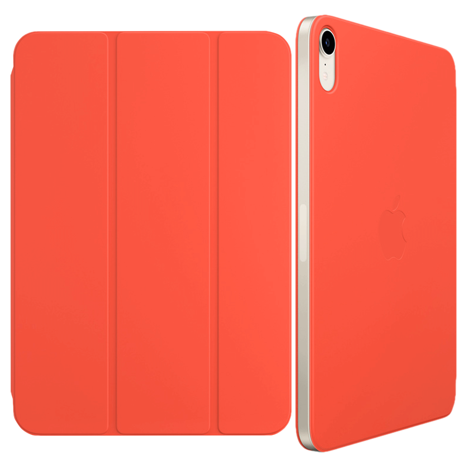 Apple Smart Folio Case for Apple iPad Mini (6th Gen) 8.3 Inch (Magnetic Attachments, Electric Orange)