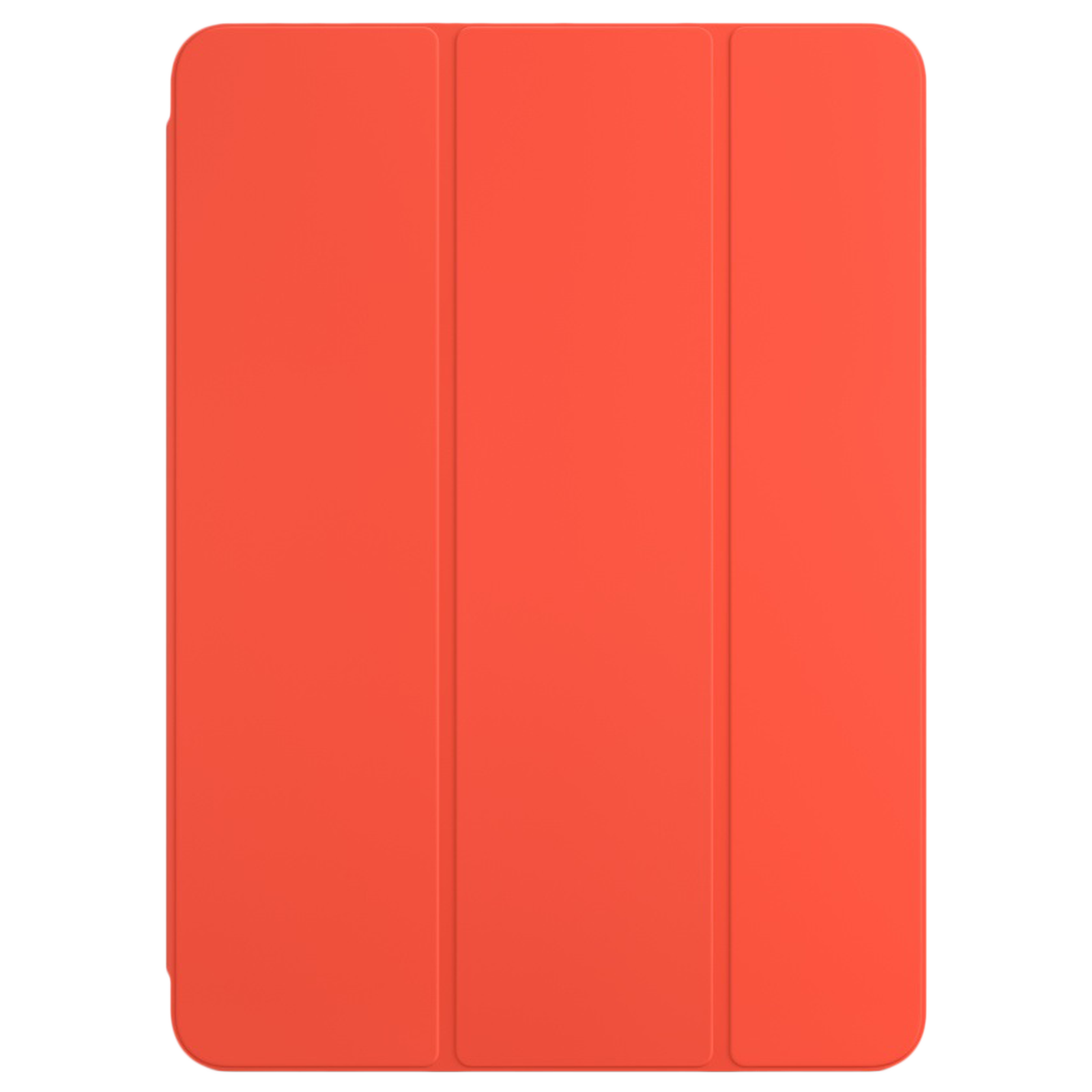 Apple Smart Polyurethane Folio Case for Apple iPad Air (4th & 5th Gen) 10.9 Inch (Automatically Wakes, Electric Orange)