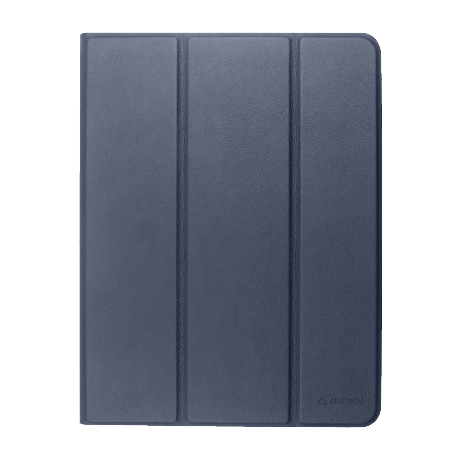 Stuffcool Flex Faux Leather Flip Cover for Apple iPad 10.2 Inch (9th Gen) (Built-in Pencil Holder, Navy)