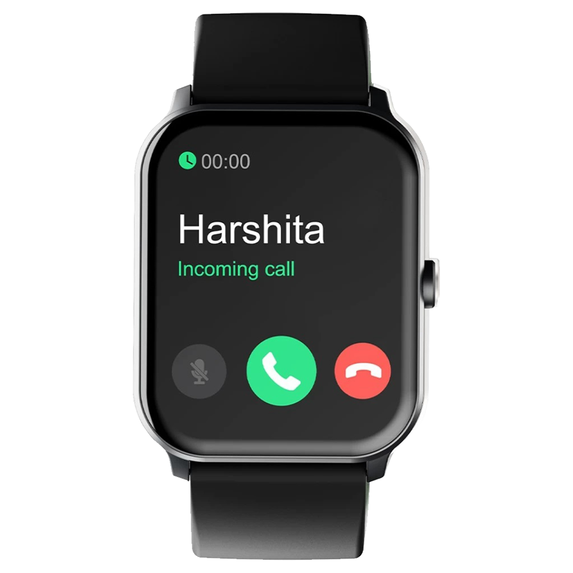 

ambrane Wise EON Smartwatch with Bluetooth Calling (42.9mm Lucid Display, IP68 Water Resistant, Black Strap)