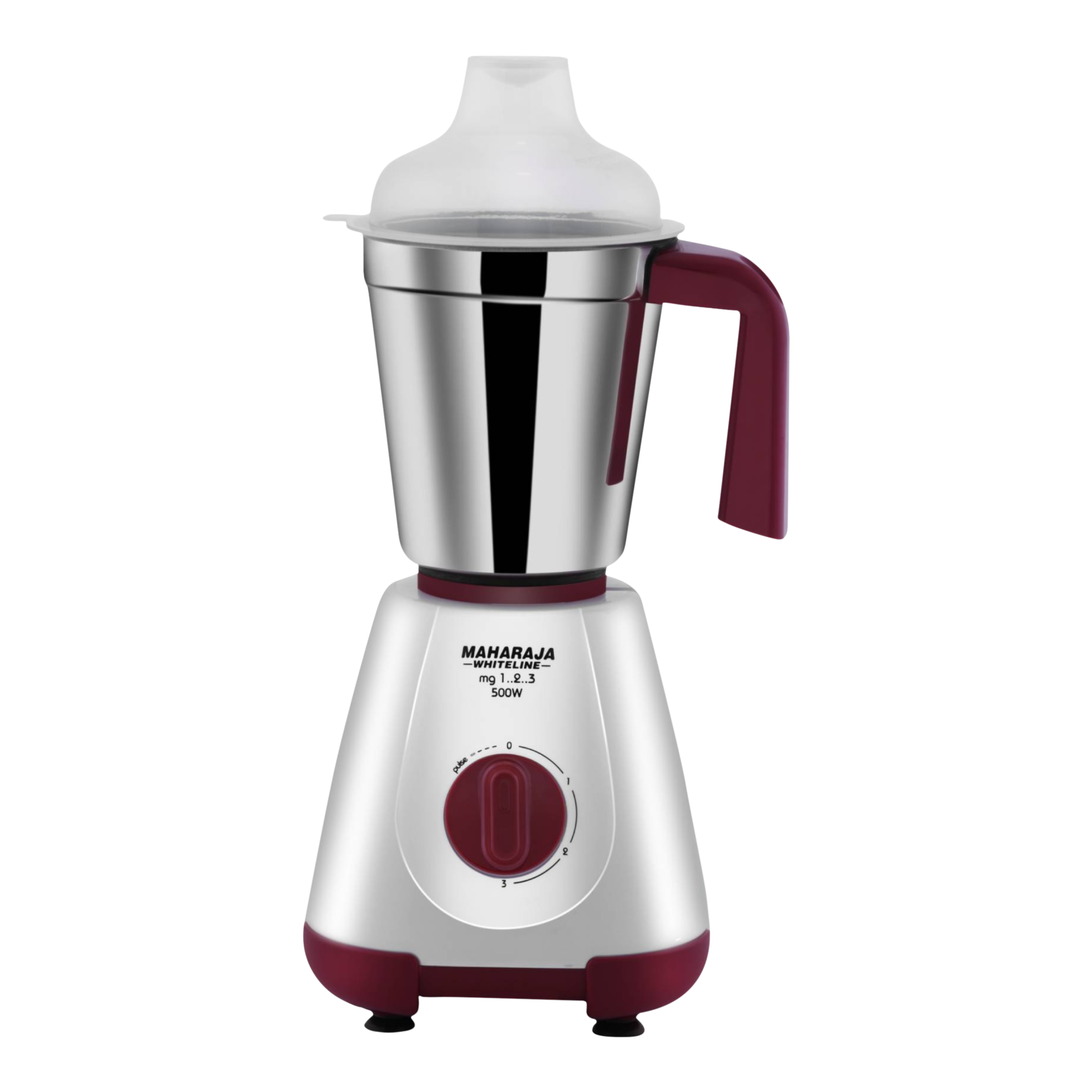 Buy Maharaja Whiteline Mark 1 450 Watt 2 Jars Juicer Mixer Grinder  (Multi-Functional Blade System, White/Red) Online - Croma