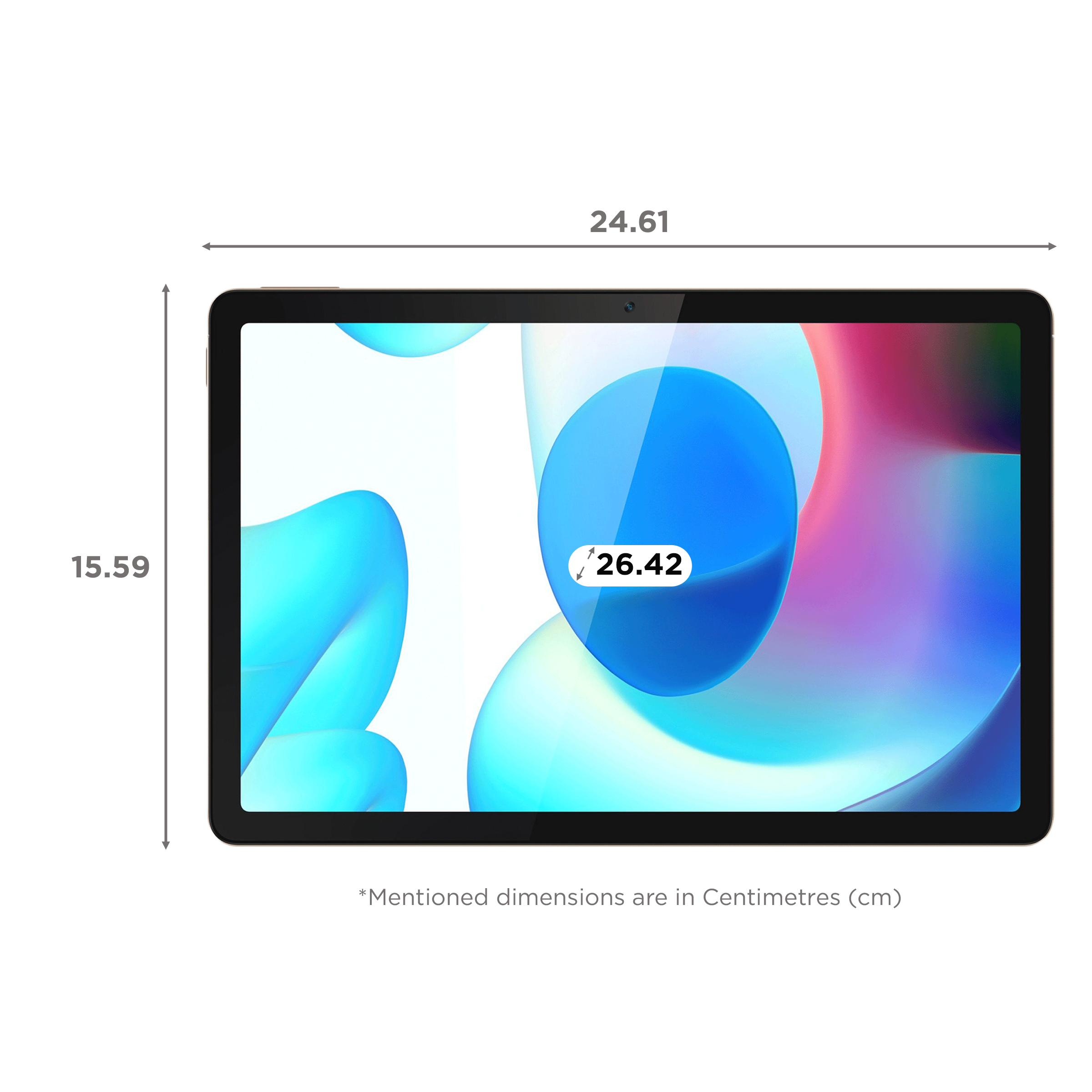  realme Pad 128GB ROM + 6GB RAM 10.4 WiFi ONLY Tablet (Gray) -  International Version : Electronics