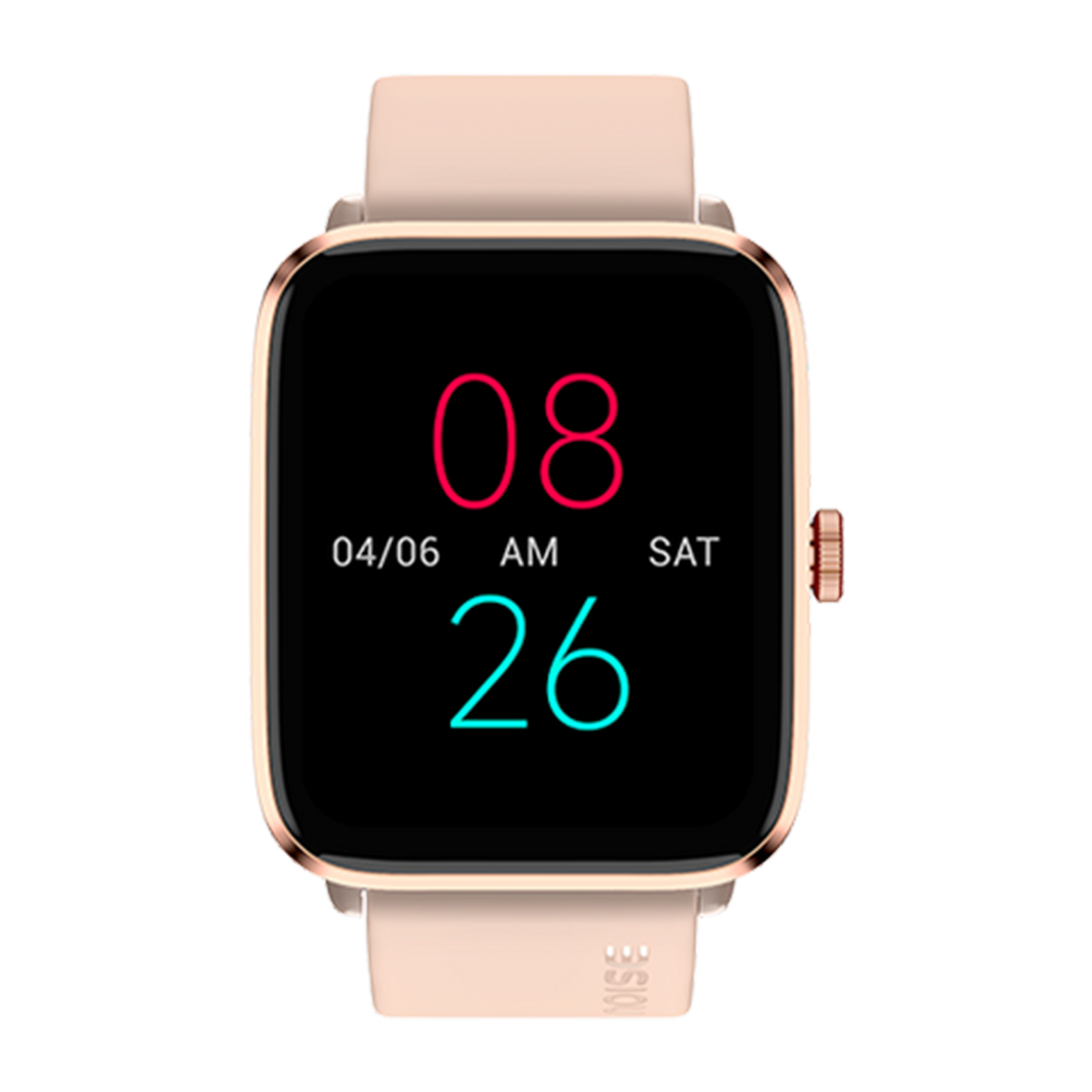 Noise Colorfit Pro 4 Alpha Smartwatch with Bluetooth Calling (45.21mm AMOLED Display, IP68 Water Resistant, Rose Pink Strap)_1