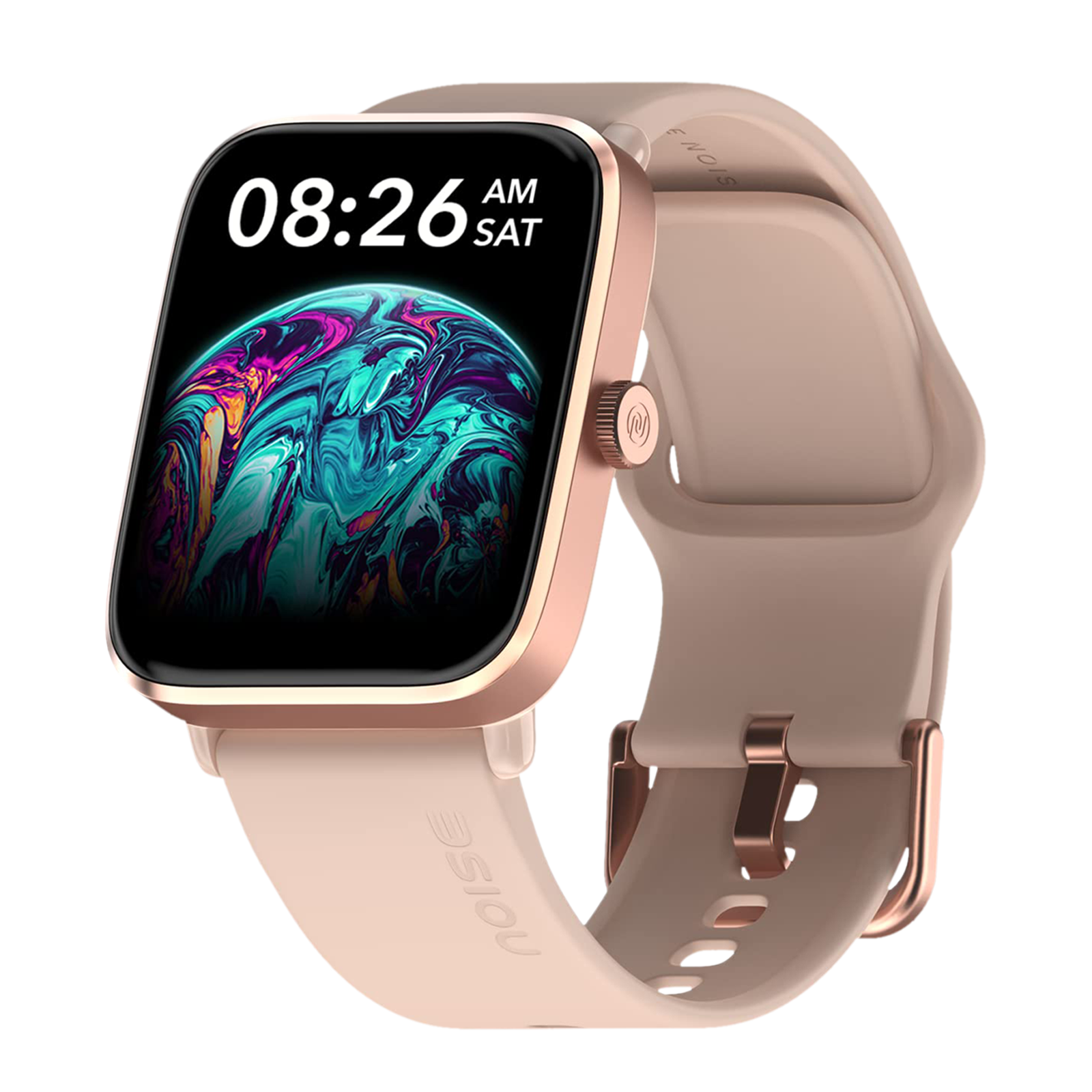 Noise Colorfit Pro 4 Alpha Smartwatch with Bluetooth Calling (45.21mm AMOLED Display, IP68 Water Resistant, Rose Pink Strap)_4