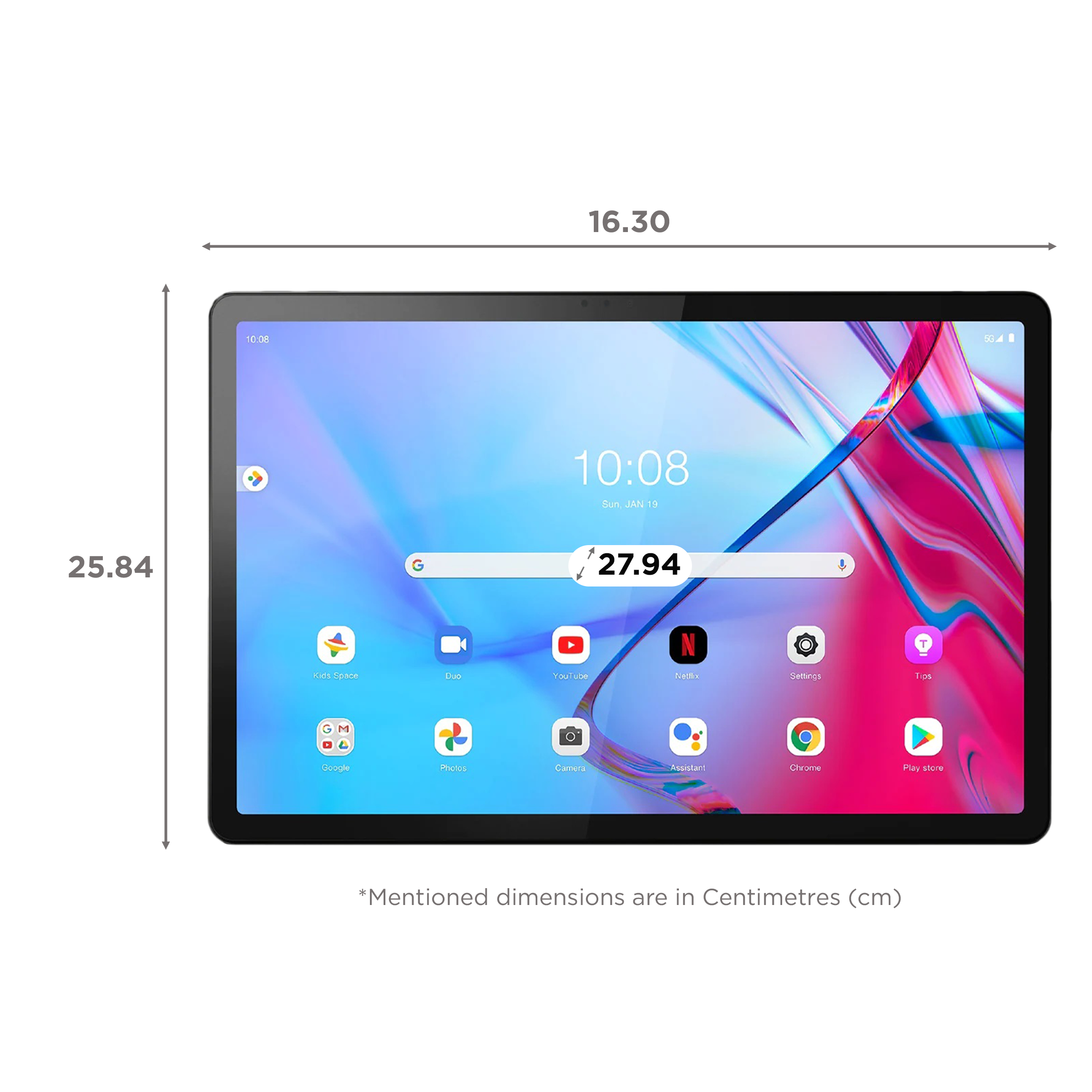Lenovo Tab P11 Wifi + 5G Android 11 Tablet (11 inch, 6GB RAM, 128GB ROM, Storm Grey)_2