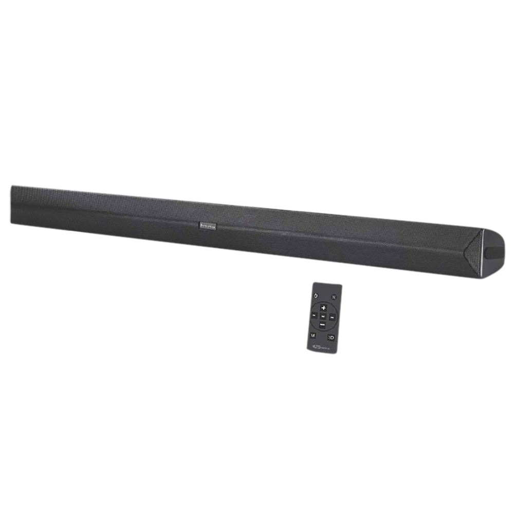 

PORTRONICS Sound Slick II 40W Soundbar with Remote (Stereo Sound, 2.0 Channel, Black)