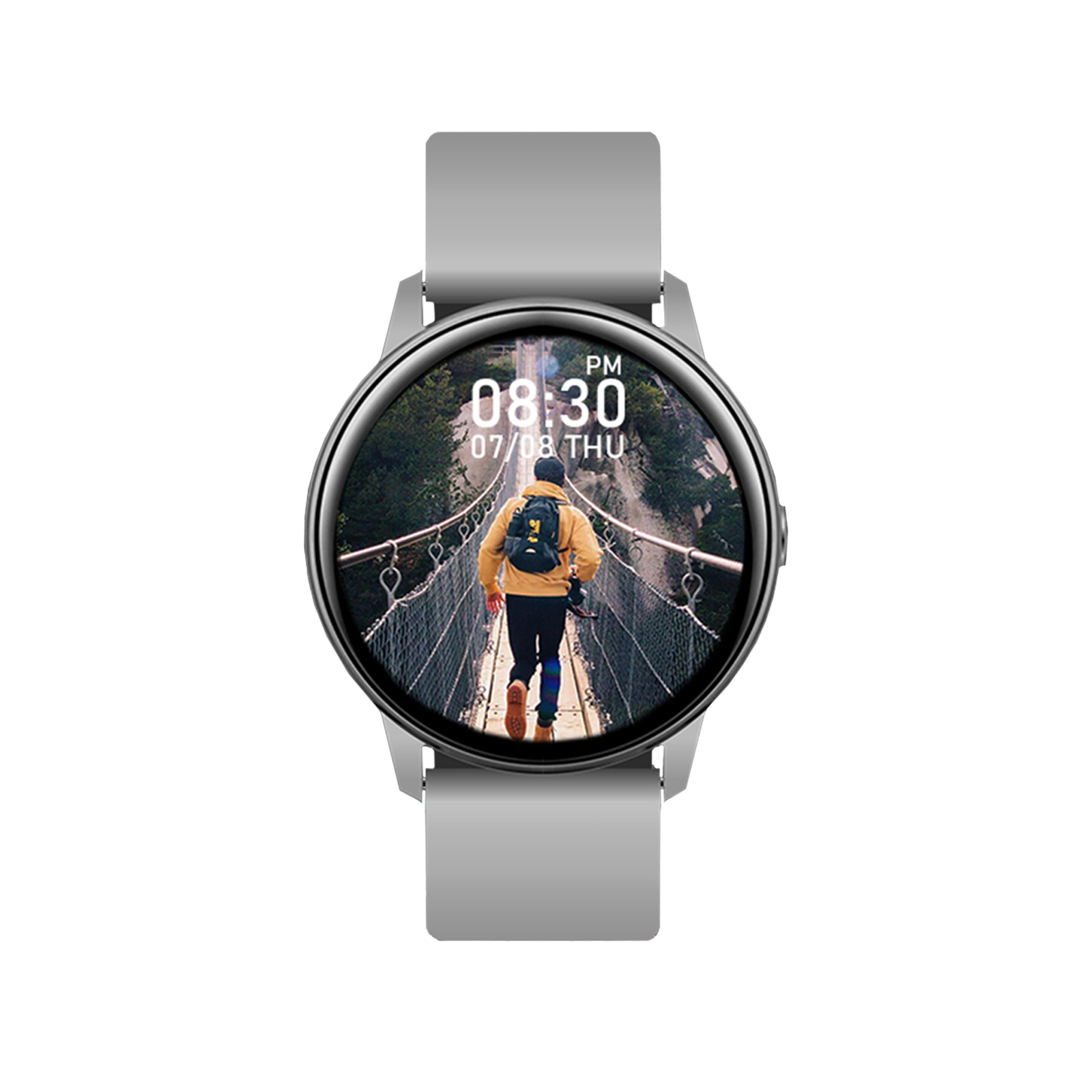 

French Connection R3-A Pro Smartwatch with Activity Tracker (32.5mm IPS Display, Water Resistant, Rose Gold Strap)