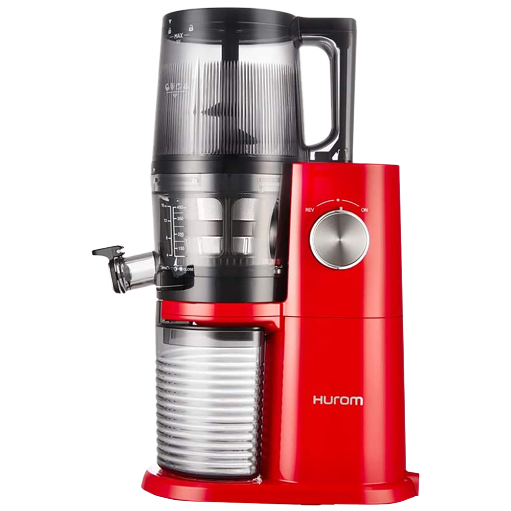 Hurom H-AI Series 150 Watt Cold Press Juicer (60 RPM, Slow Squeeze Technology, Vivid Red)