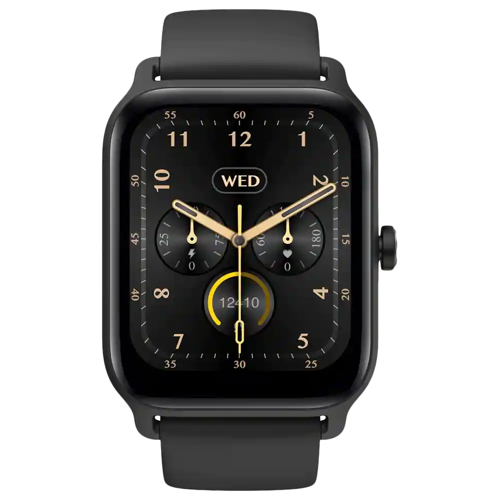 fastrack Reflex Nitro Smartwatch with Bluetooth Calling (45.6mm UltraVU Display, IP68 Water Resistant, Black Strap)