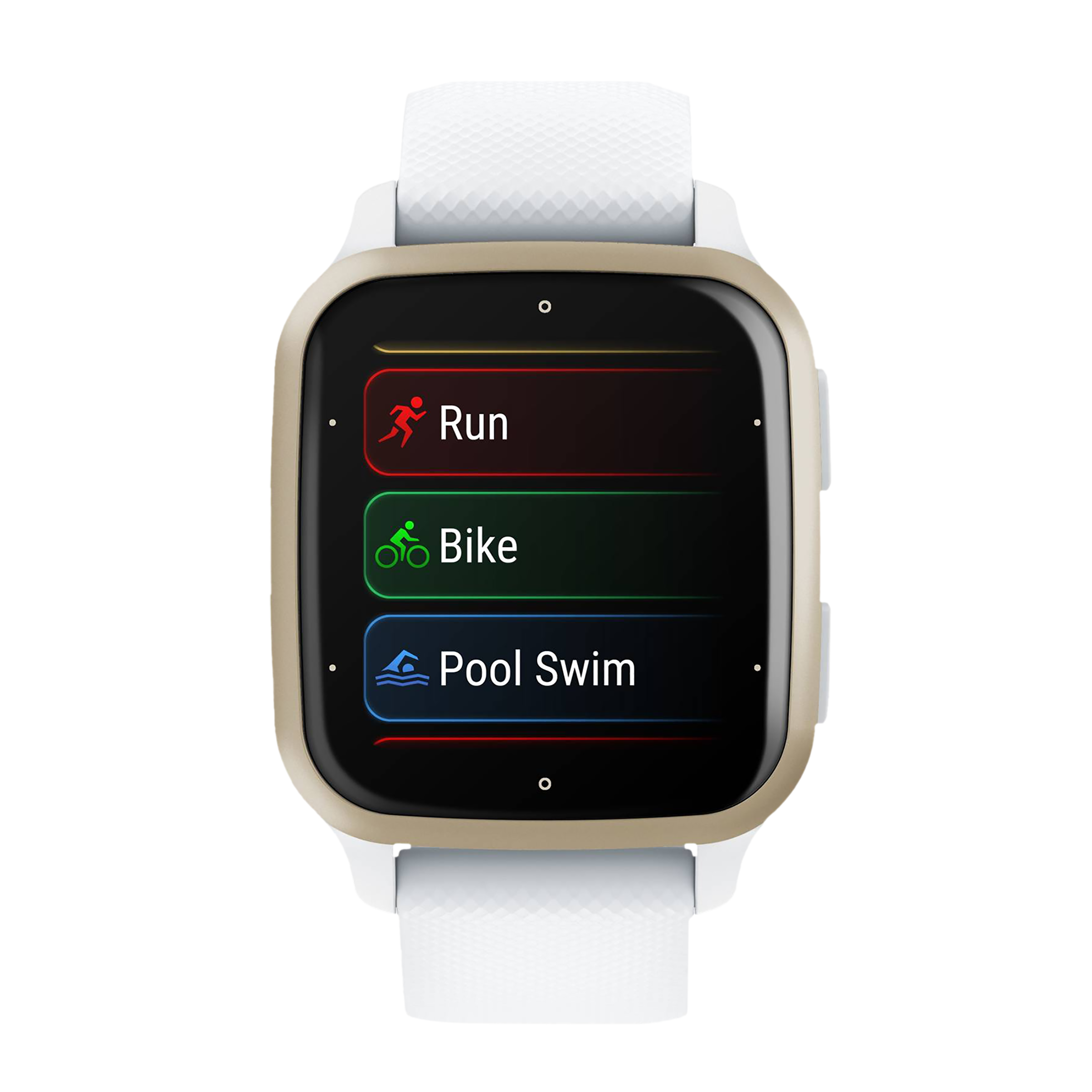 

GARMIN Venu Sq 2 Smartwatch with GPS Tracker (35.9mm Display, 5ATM Water Resistant, White Strap)