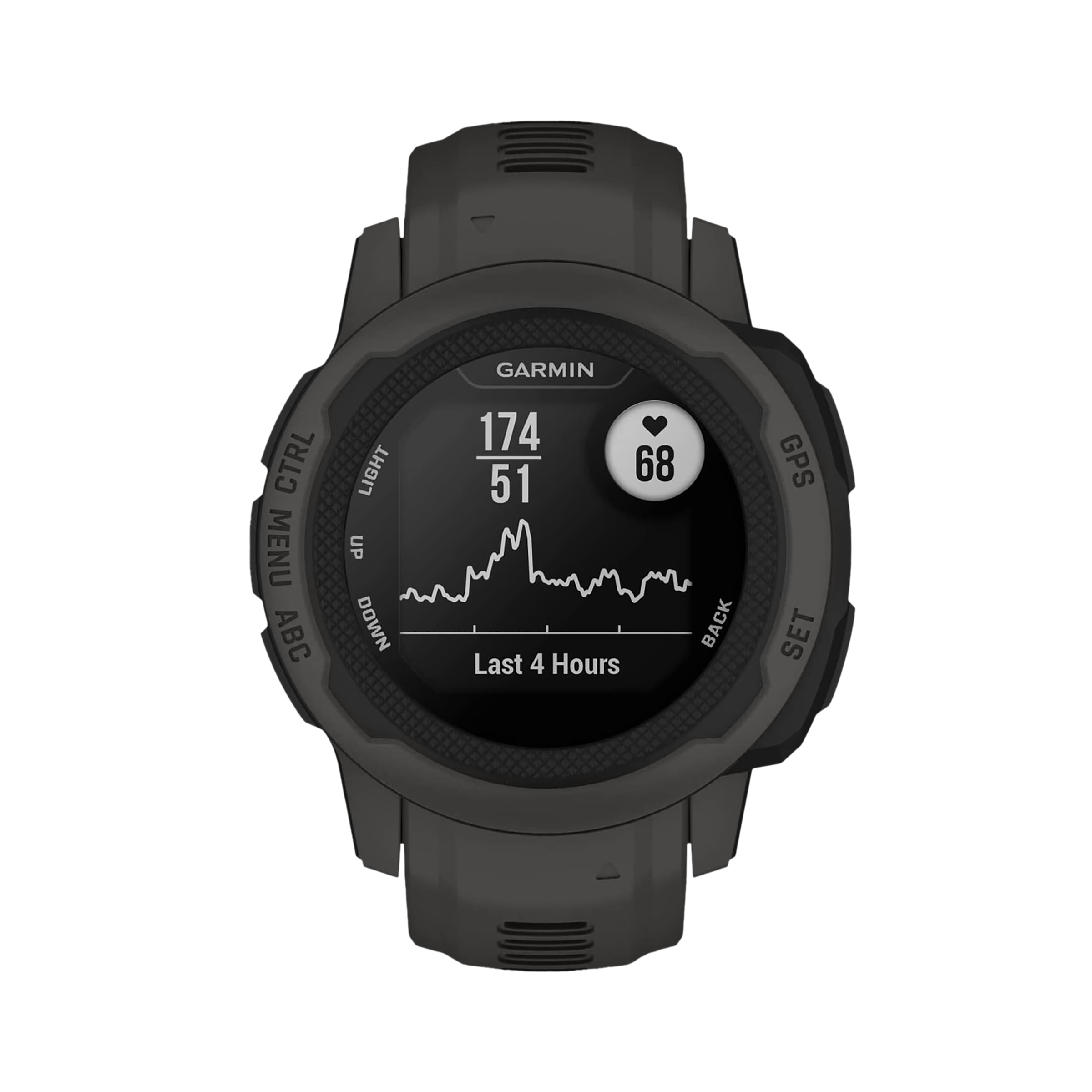 

GARMIN Instinct 2S Smartwatch with Activity Tracker (MIP Display, 10ATM Water Resistant, Graphite Sea Strap)