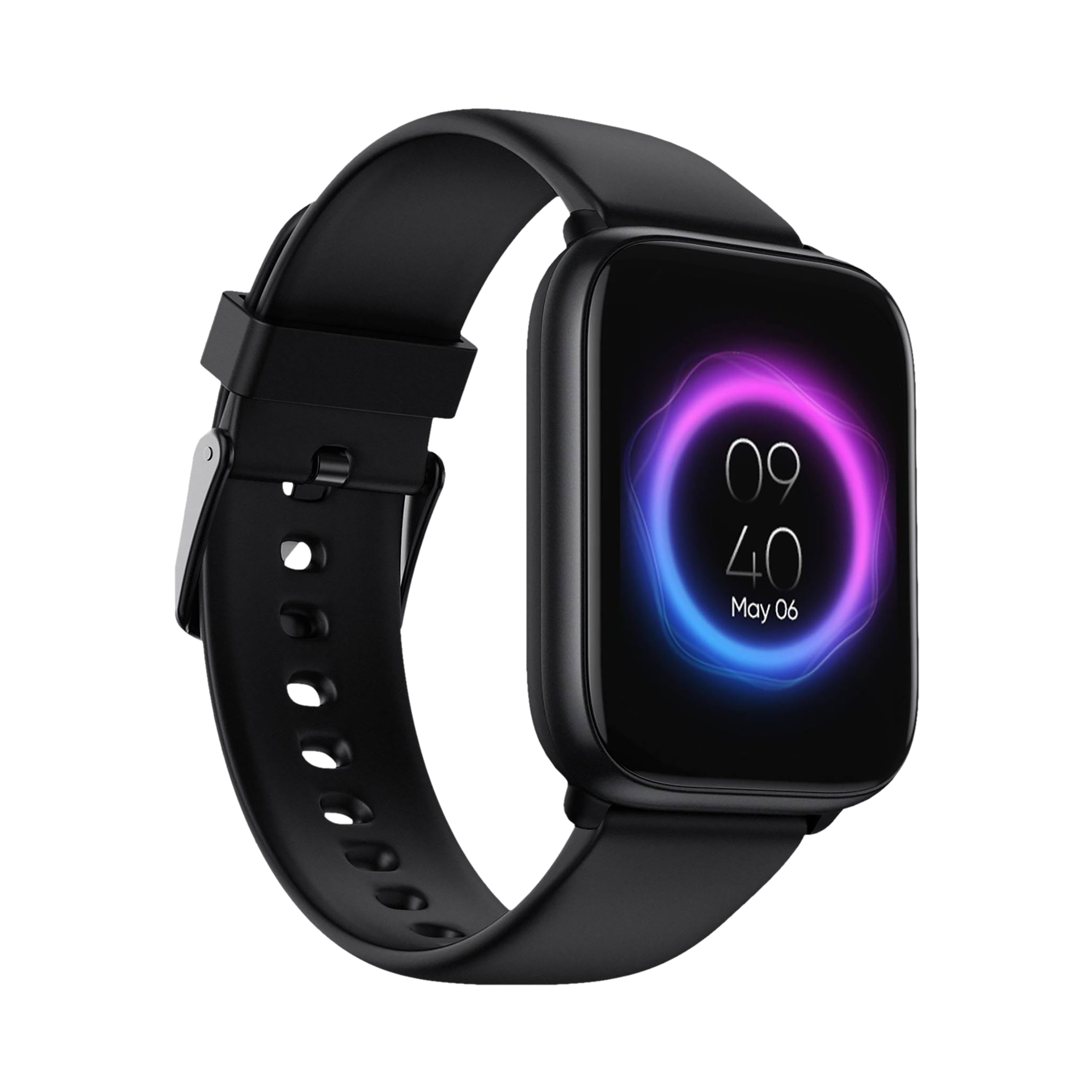 

DIZO D Sharp DW32021 Smartwatch with Activity Tracker (44mm TFT Display, 5ATM Waterproof, Classic Black Strap)