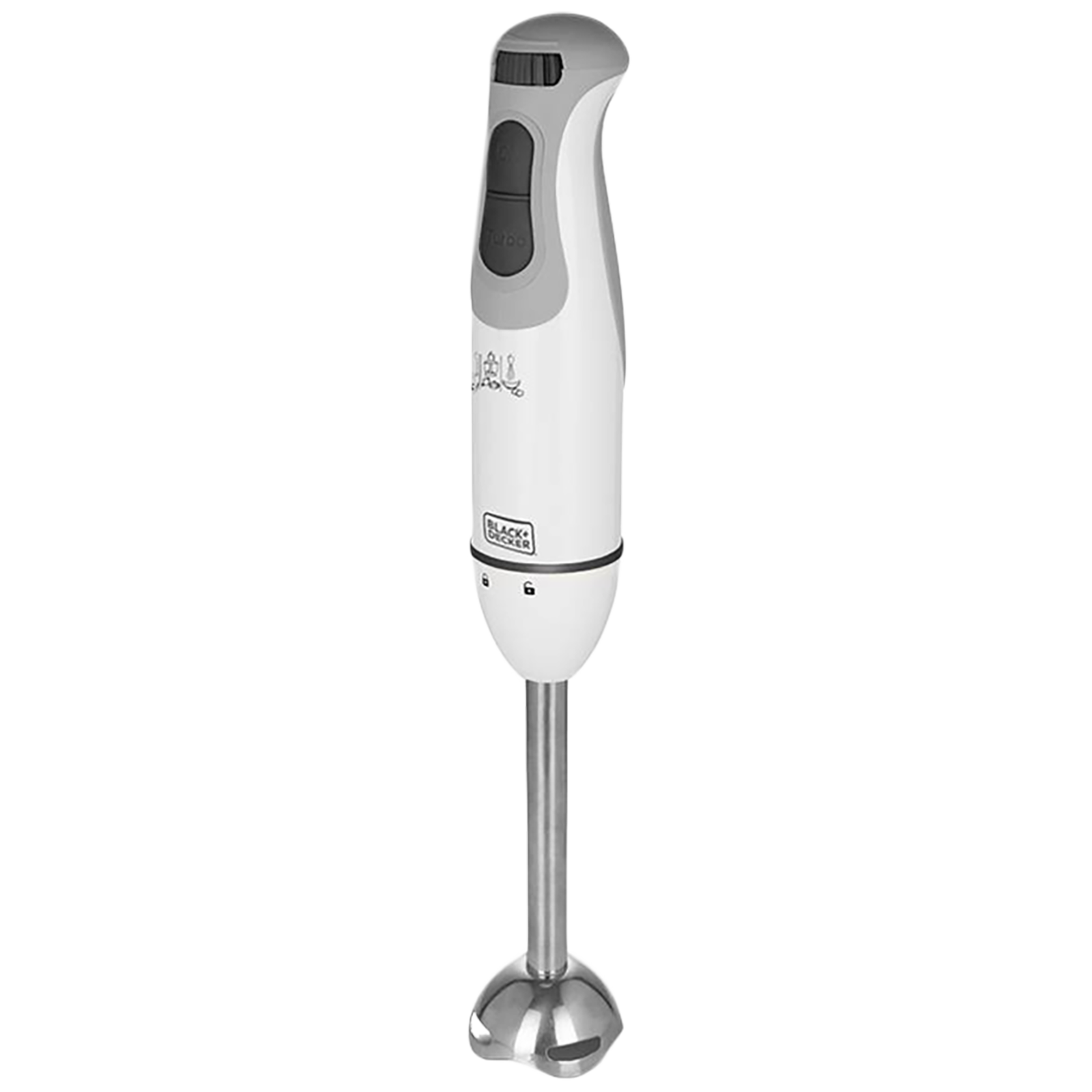 Black+Decker Bxbl6002in Hand Blender With Chopper, Whisk, Cup And Wall Rack  600w