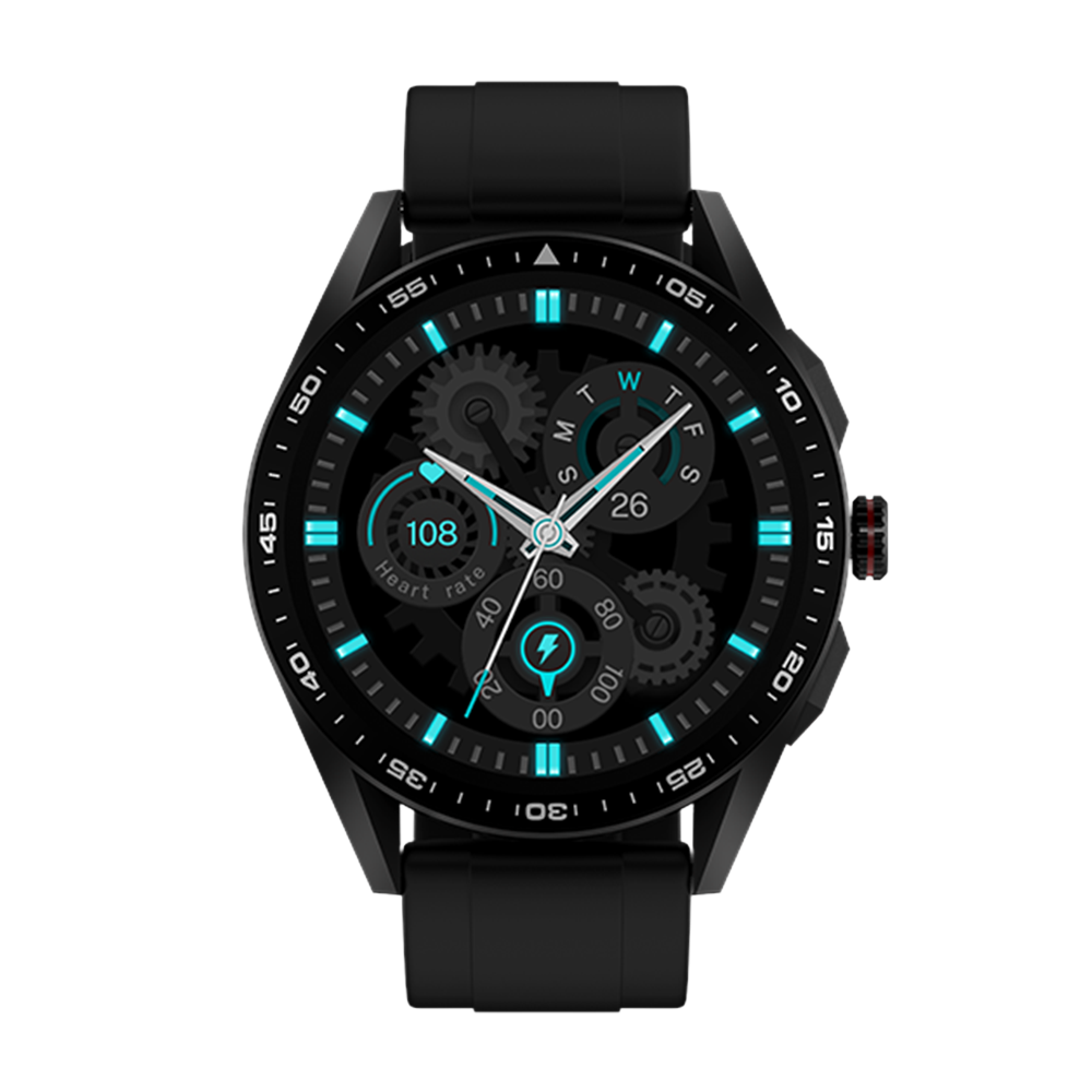 Fire-Boltt Invincible Plus Smartwatch with Bluetooth Calling (36.32mm AMOLED Display, IP67 Water Resistant, Black Strap)_1