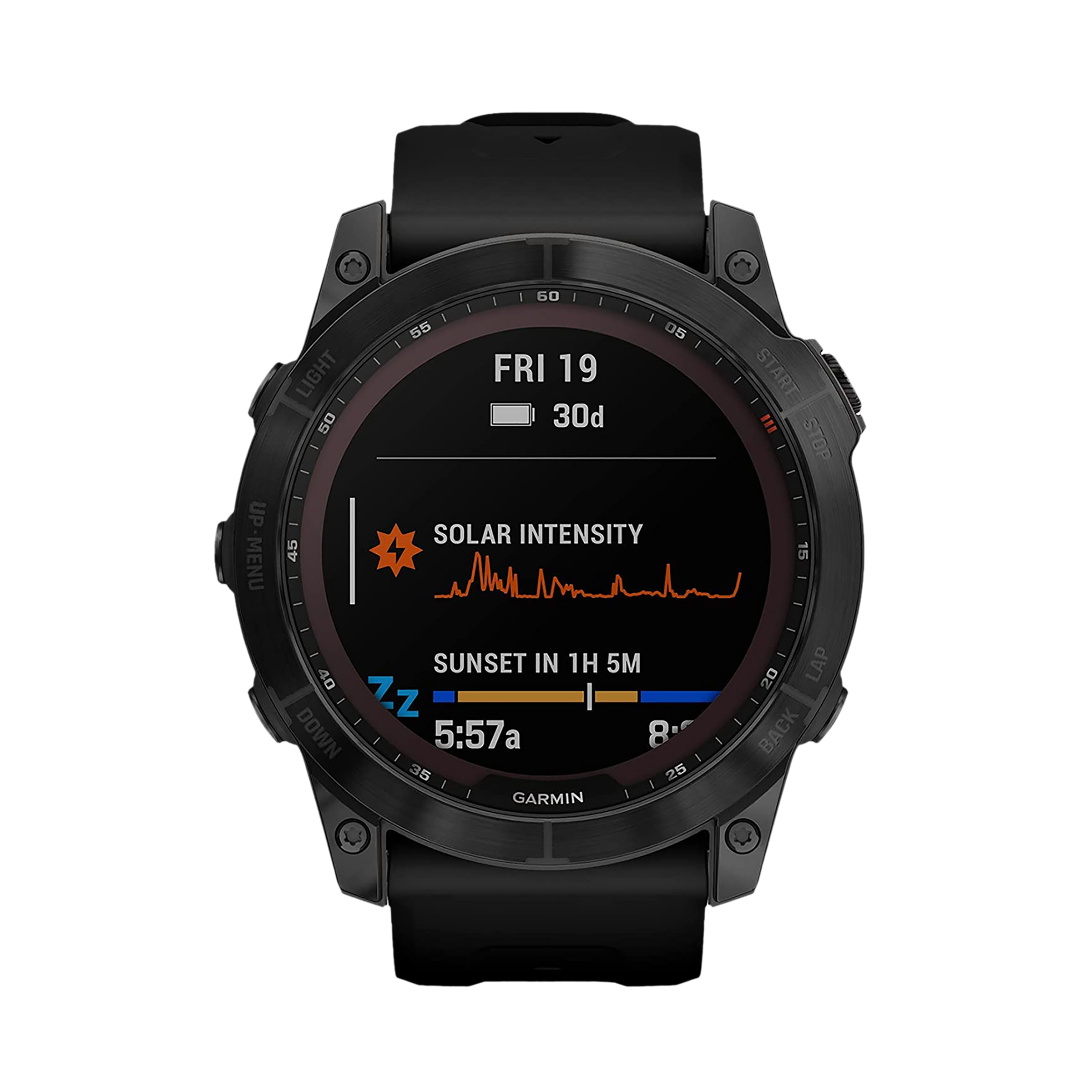 

Garmin fenix 7X Sapphire Solar Smartwatch with Activity Tracker (35.56mm MIP Display, 10ATM Water Resistant, Black Strap)