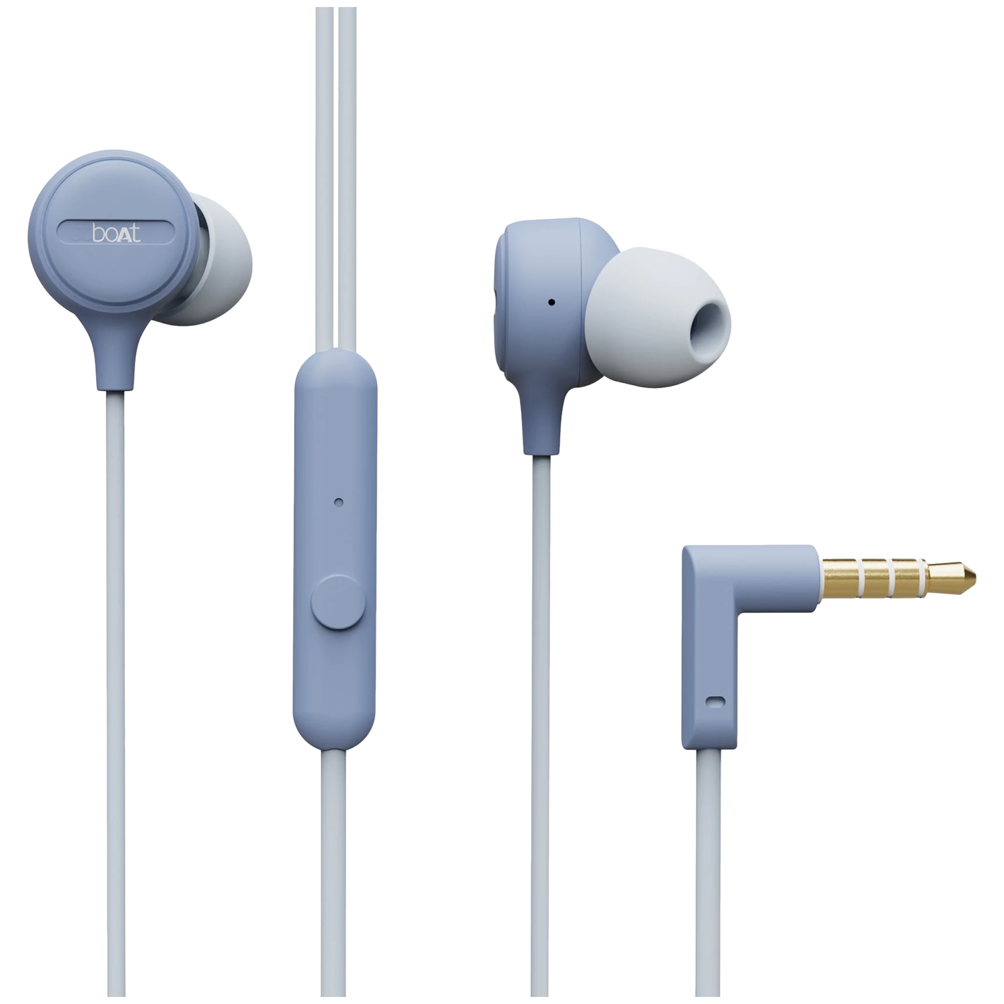 

boAt Bassheads 103 Wired Earphone with Mic (In Ear, Purple)