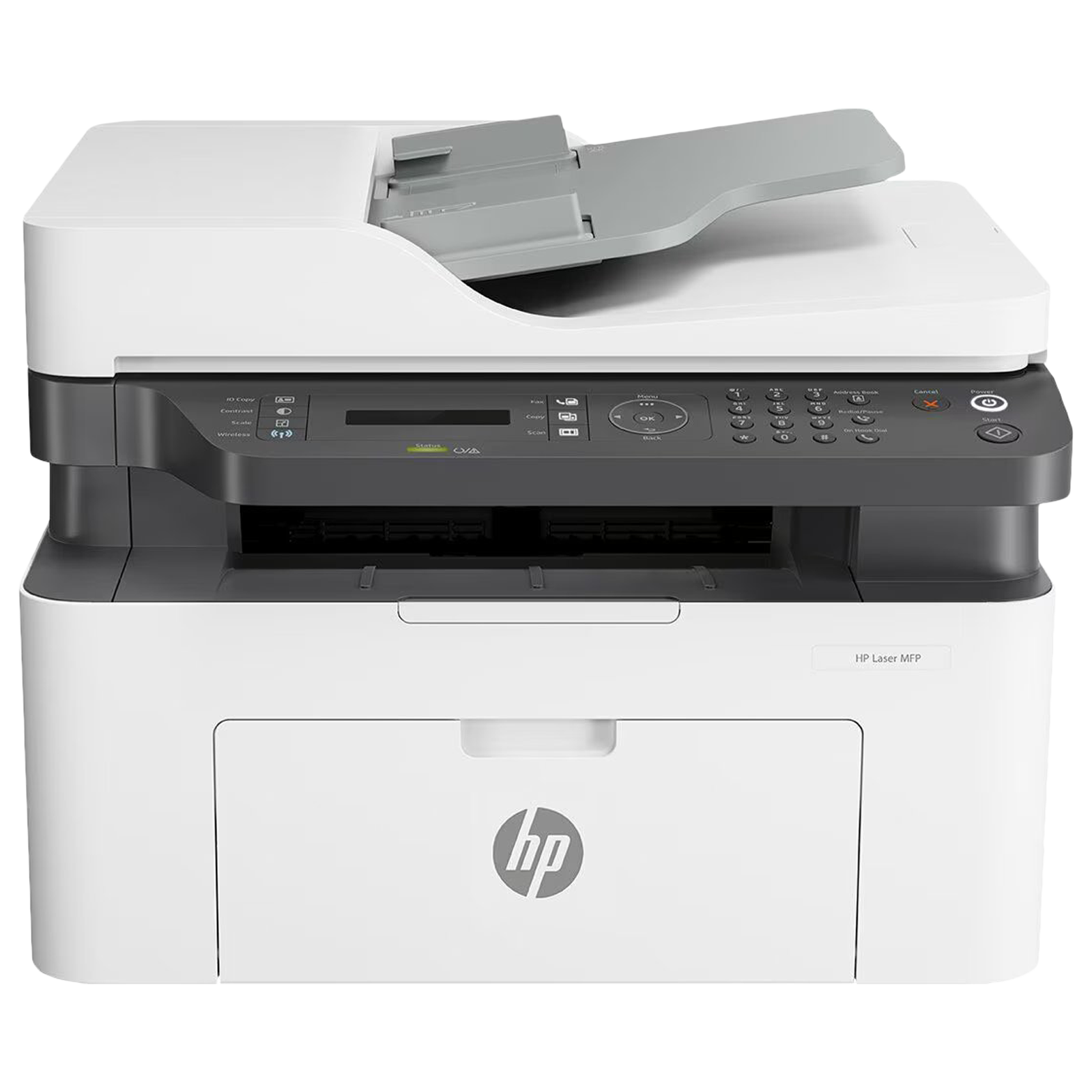 HP Laser Wireless Black and White All-in-One Printer (Contact Image Sensor, 715A5A, White)
