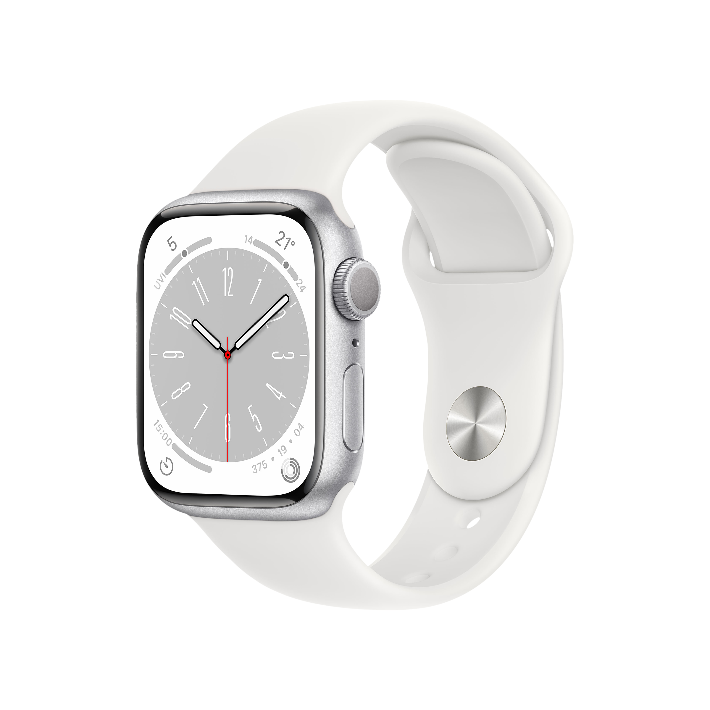 Buy Apple Watch Series 8 GPS with (45mm Retina LTPO OLED Display, Silver Aluminium Online – Croma
