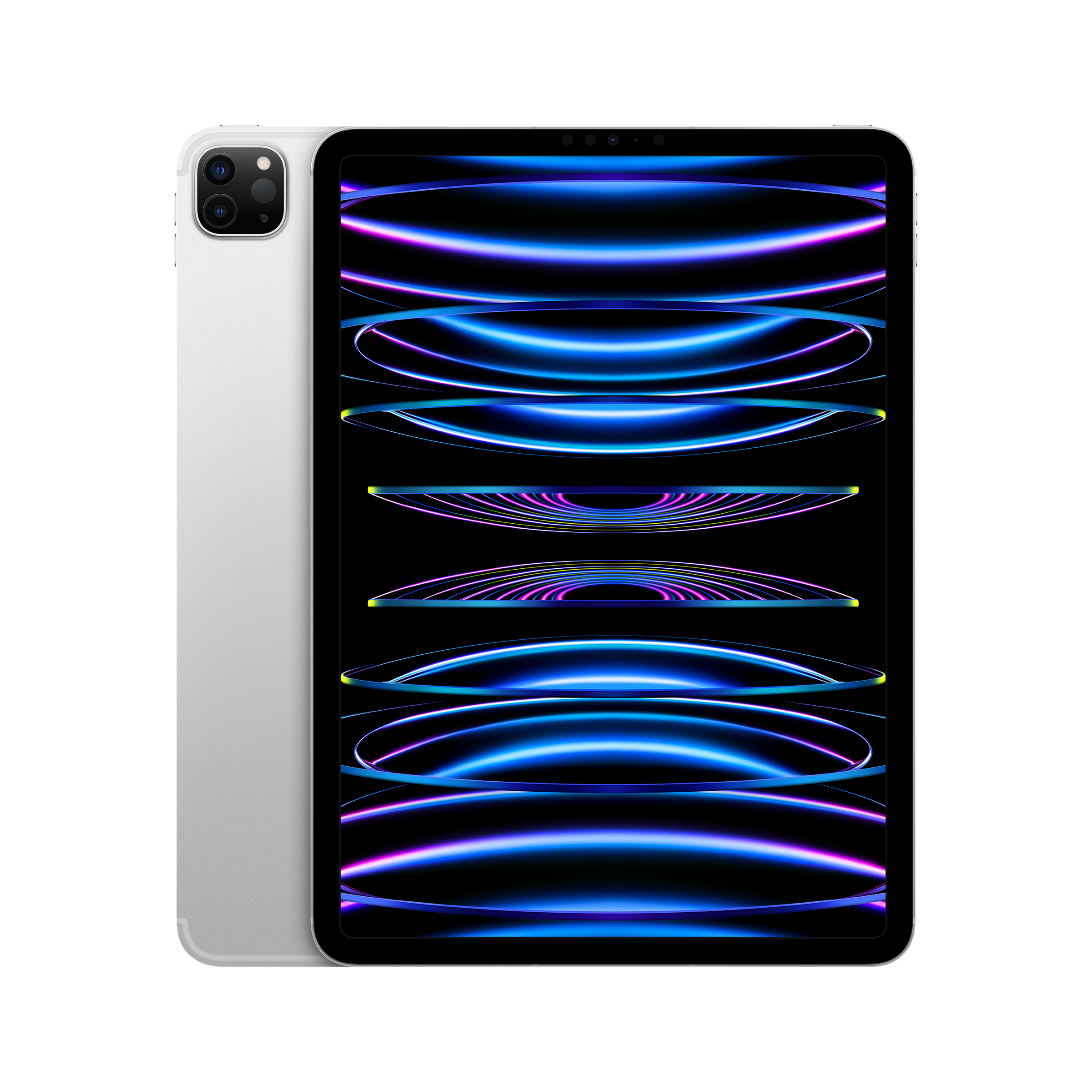 Apple iPad Pro 6th Generation Wi-Fi+5G (12.9 Inch, 256GB, Silver, 2022 model)