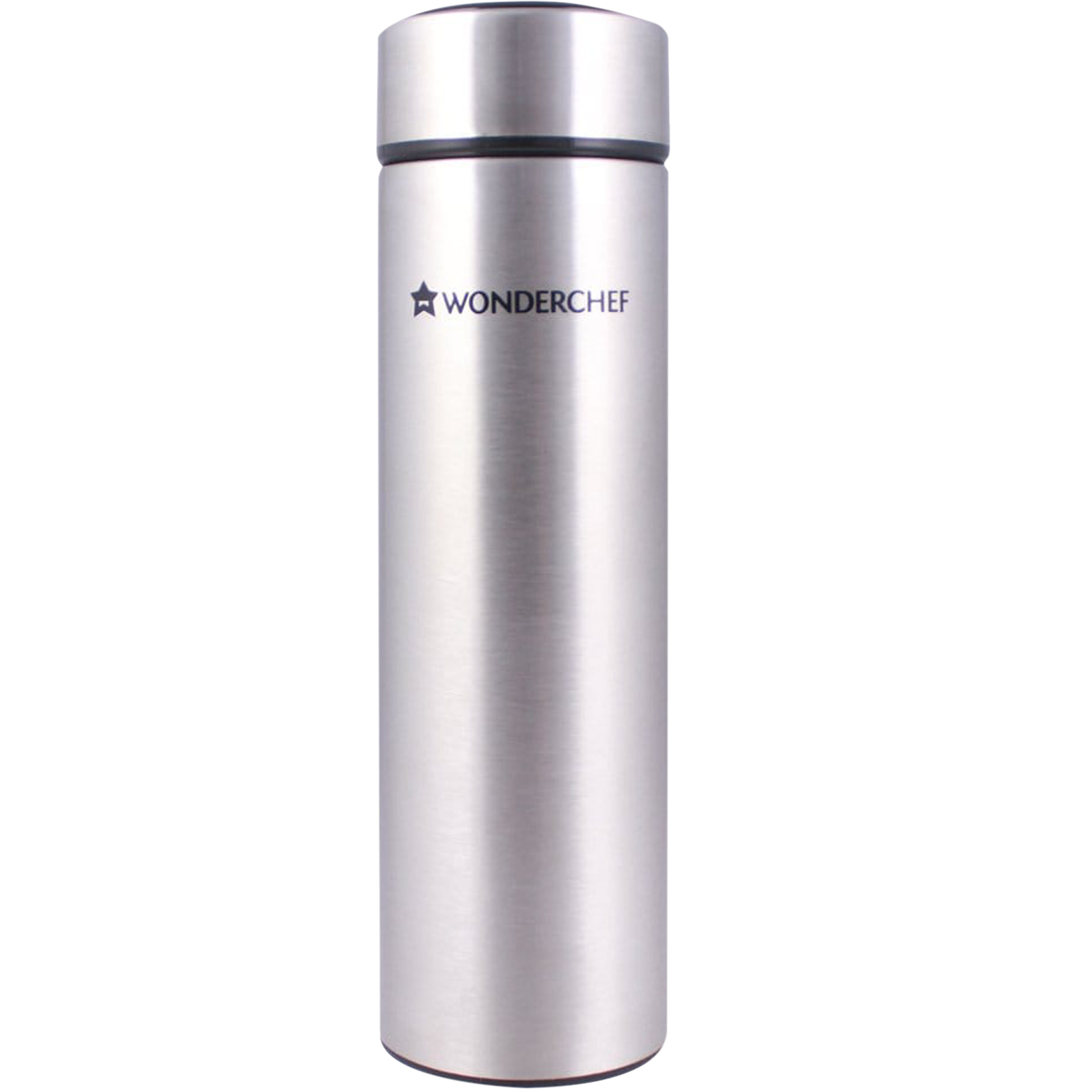WONDERCHEF Nutri-Bot 480ml Stainless Steel Hot & Cold Double Wall Flask (BPA Free, Silver)