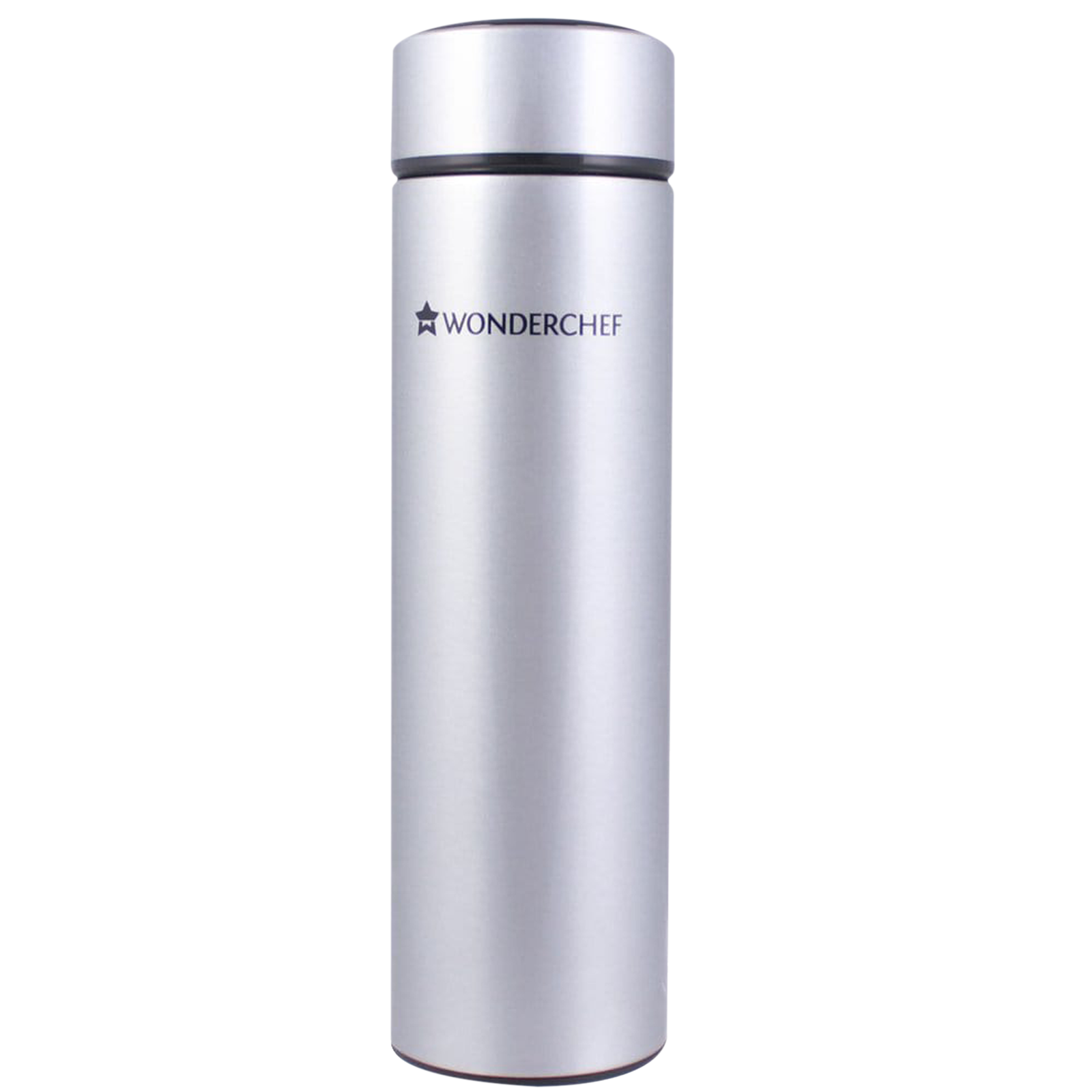 WONDERCHEF Nutri-Bot 480ml Stainless Steel Hot & Cold Double Wall Flask (BPA Free, Silver)