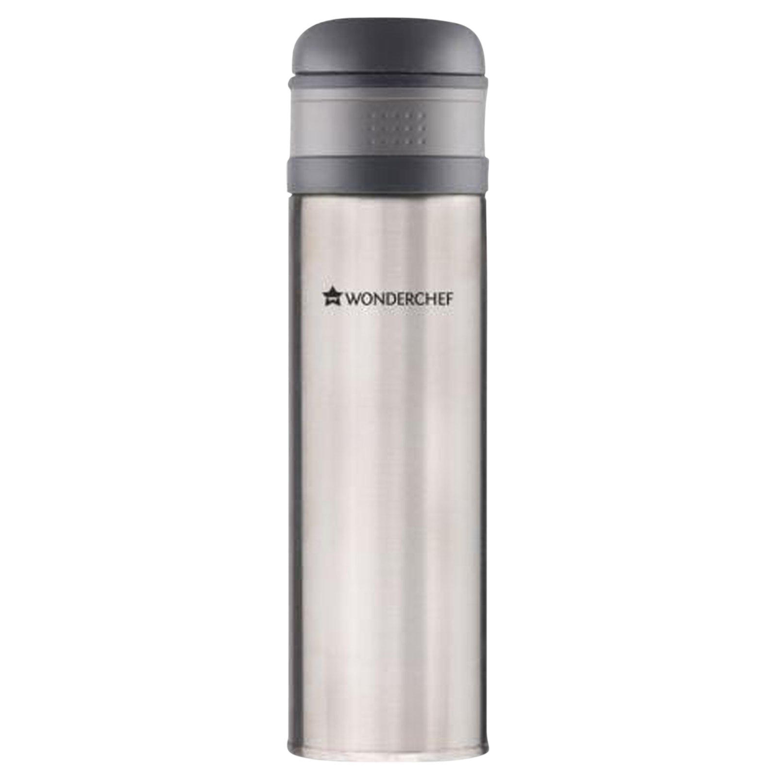 WONDERCHEF Uni-Bot 500ml Stainless Steel Hot & Cold Double Wall Flask (BPA Free, Silver)