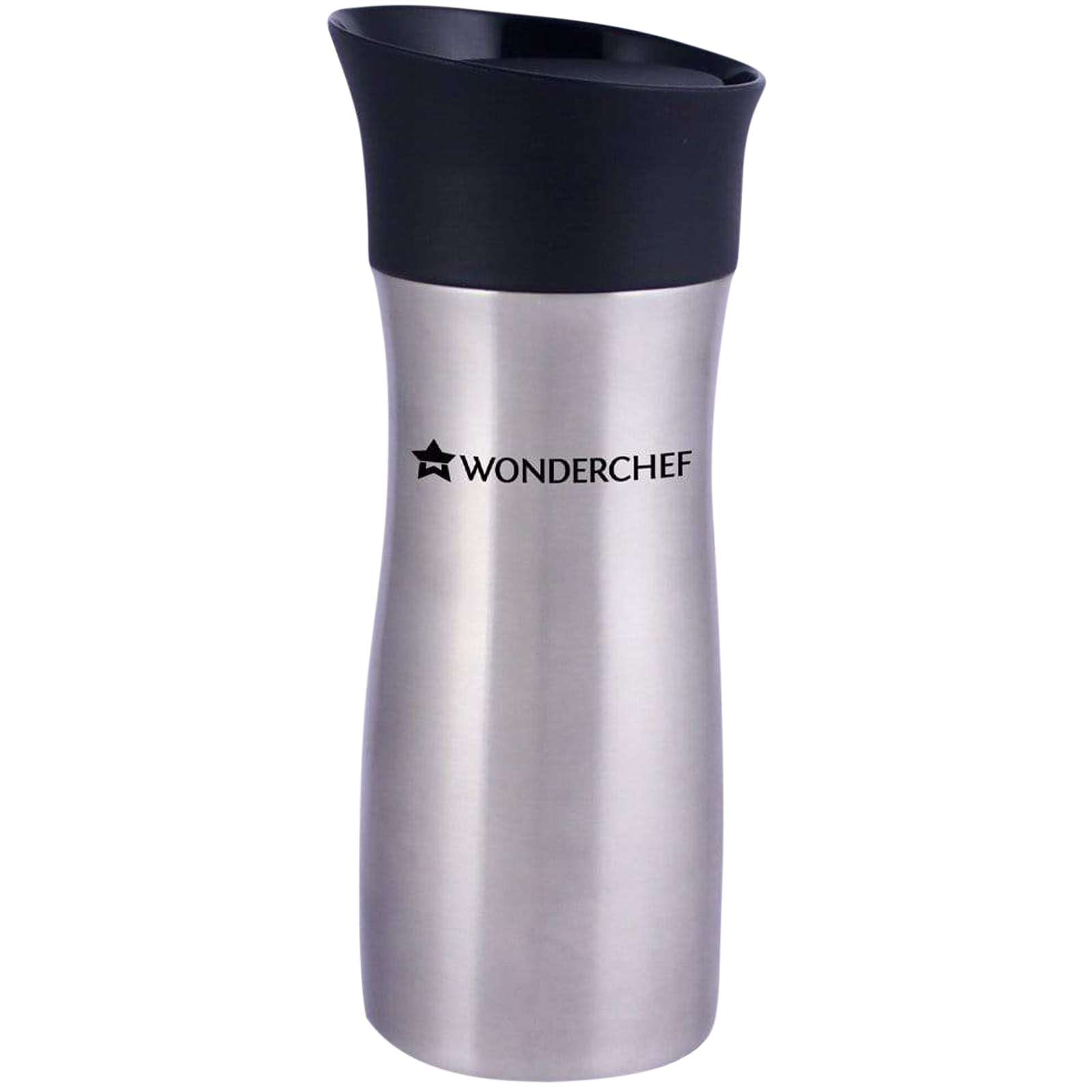 WONDERCHEF Travel Bot 300ml Stainless Steel Hot & Cold Double Wall Flask (BPA Free, Silver)