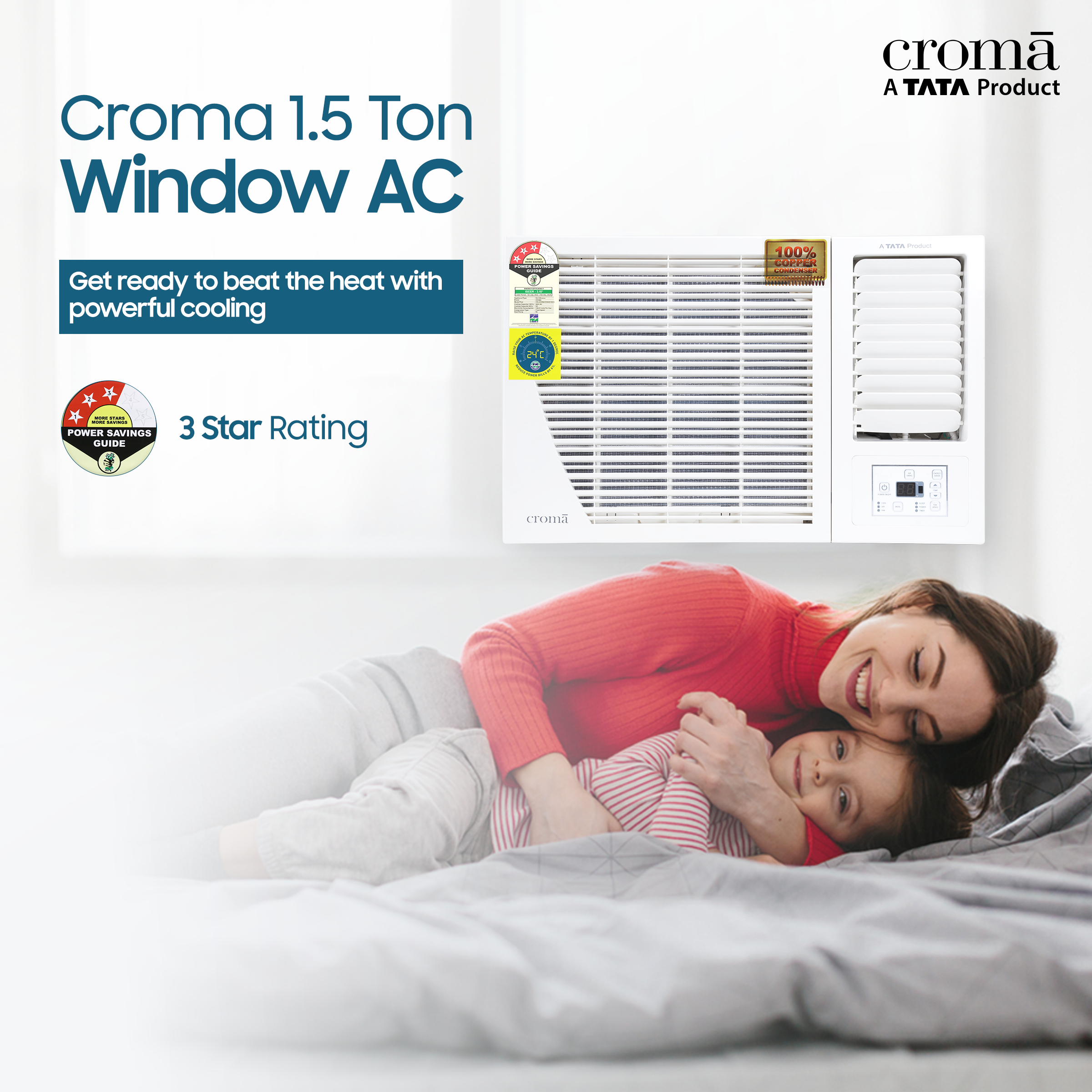 croma 1.5 ton 3 star ac