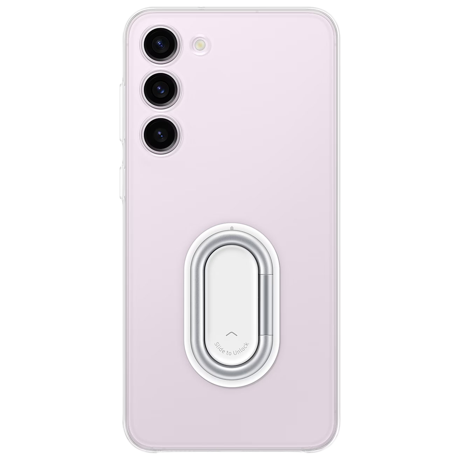 SAMSUNG Gadget Back Case for Galaxy S23 Plus (Scratch Resistant, Transparent)