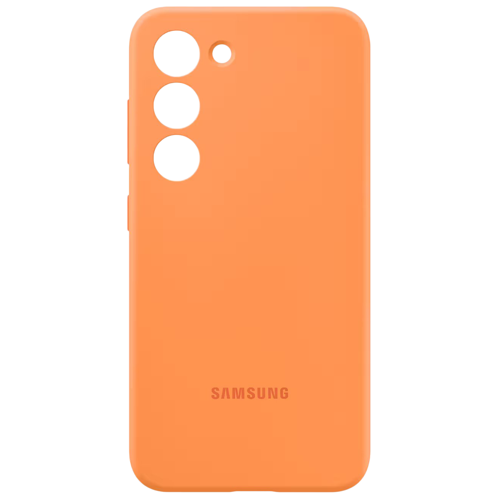 SAMSUNG Soft Silicone Back Case for Galaxy S23 (Orange)