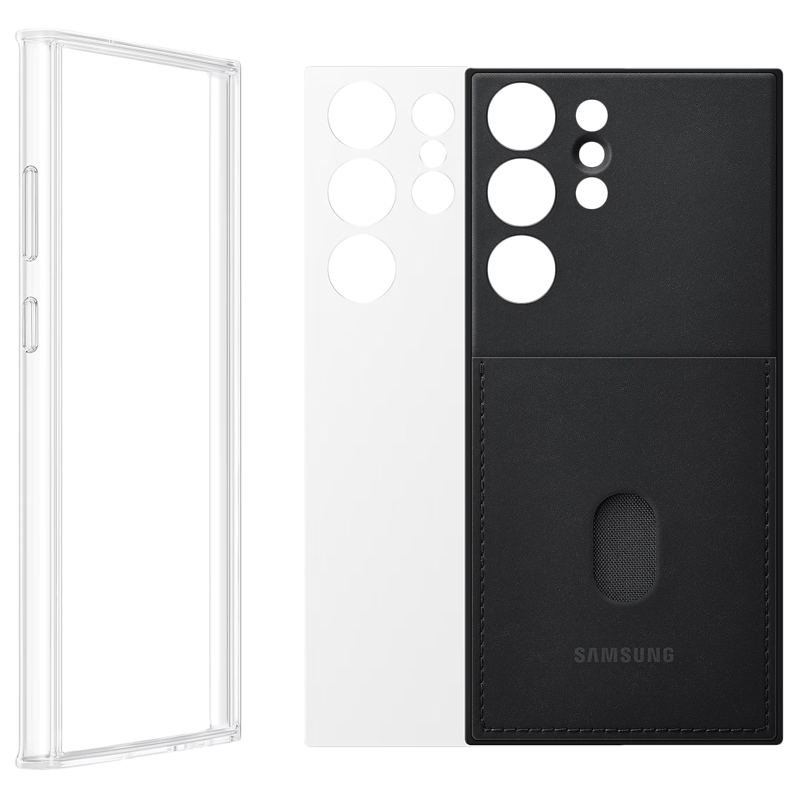 SAMSUNG Frame Case for Samsung Galaxy S23 Ultra (Comfortable Grip, Black)